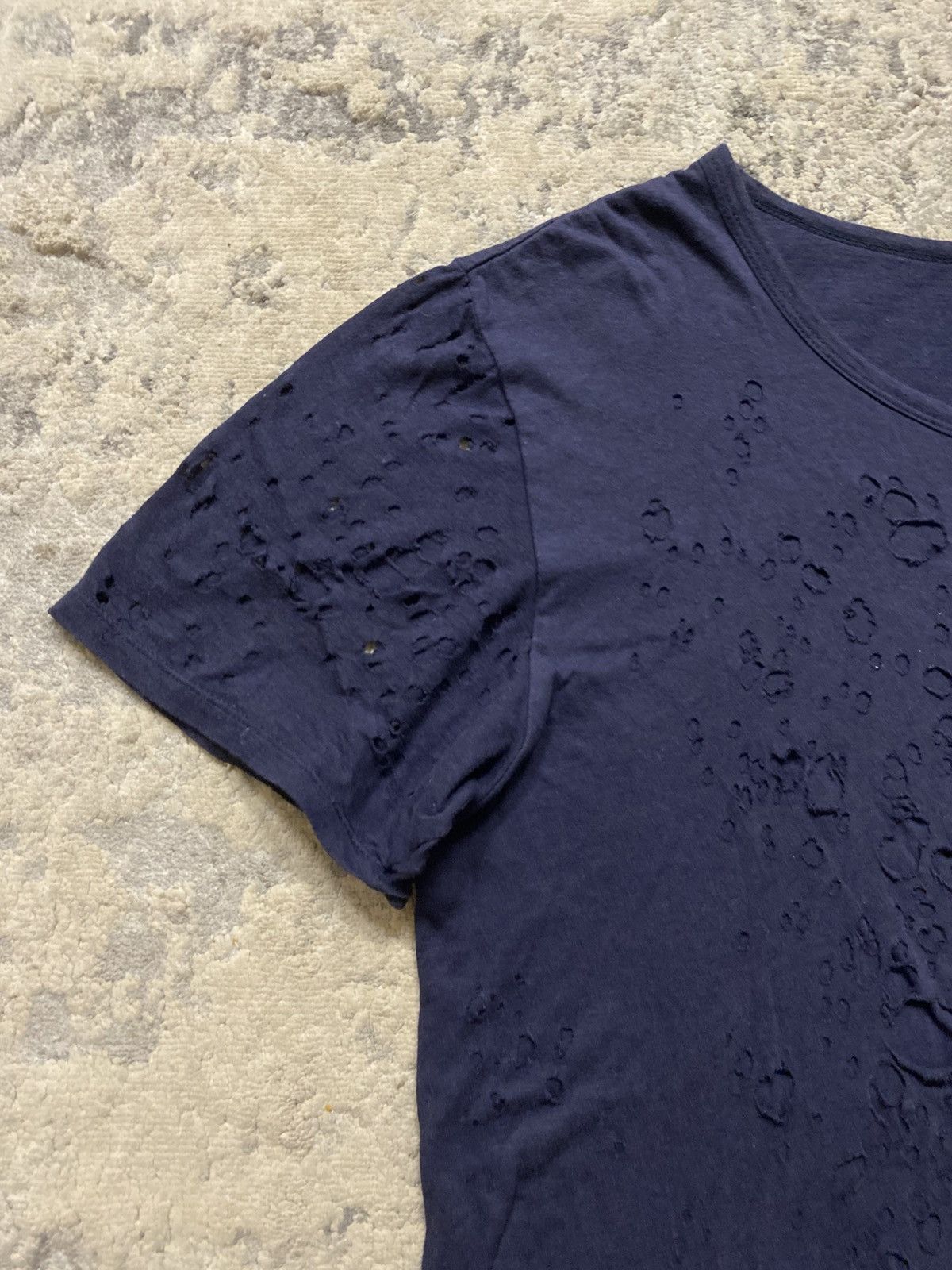Maison MIHARA YASUHIRO Maison Mihara Yasuhiro - Bug Bite Distressed Tassel Tee Size US M / EU 48-50 / 2 - 2 Thumbnail