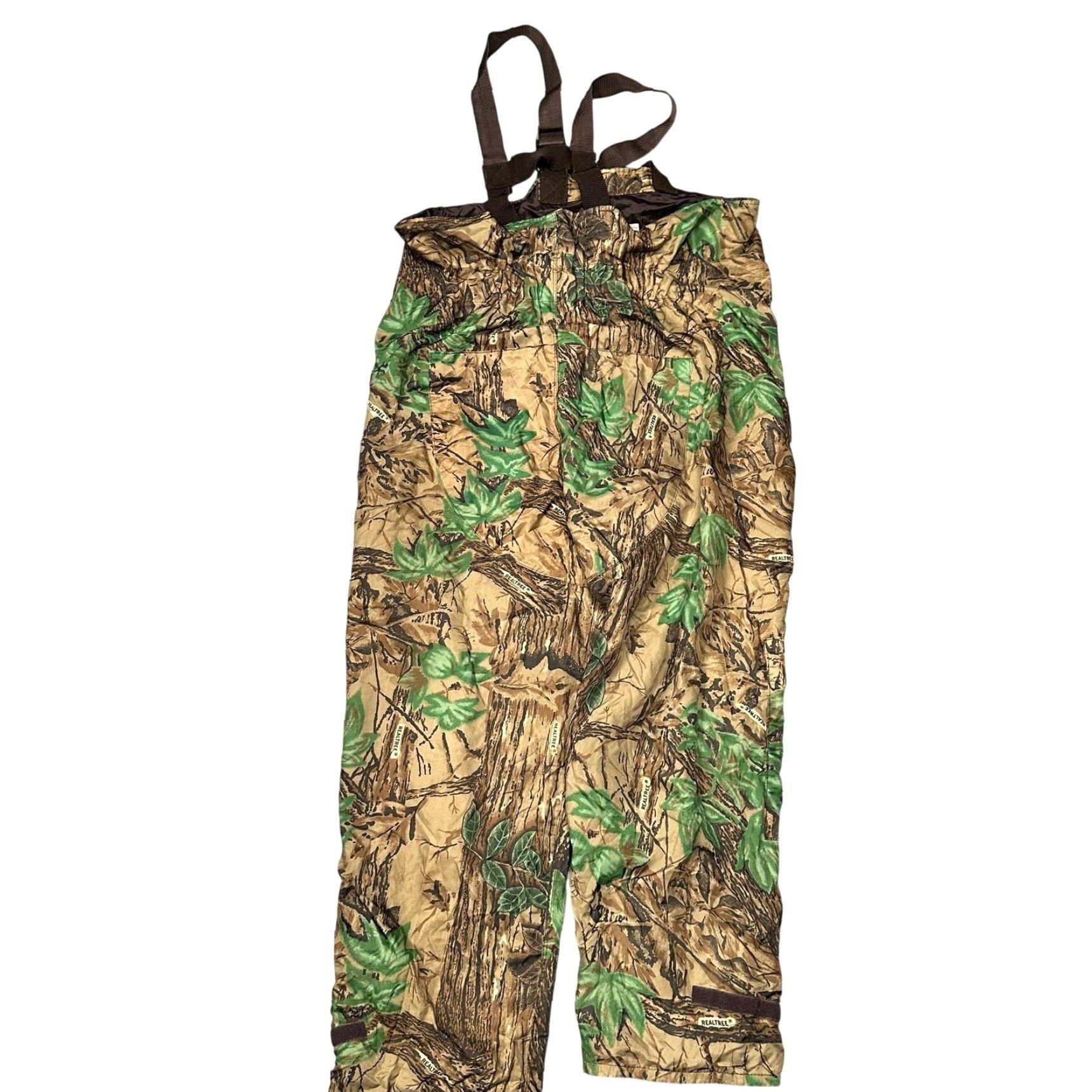 Realtree VINTAGE Realtree Weather-Rite Tree Camo Hunting Overalls Pants Men XL 31" Inseam Size US 36 / EU 52 - 5 Thumbnail