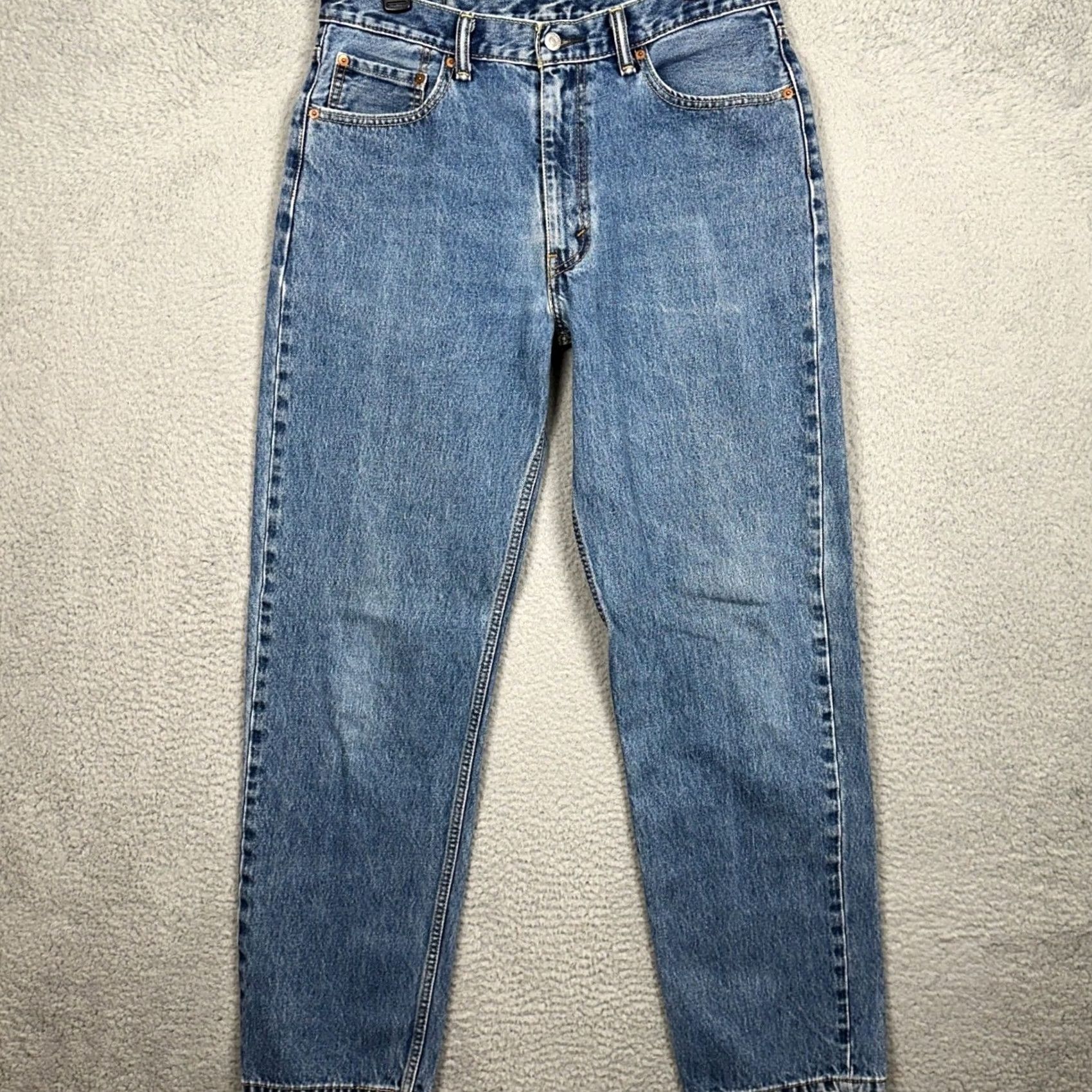 Levi's Levi's 550 Jeans Mens 34X34 Blue Relaxed Fit Straight Leg Denim Pants Size US 34 / EU 50 - 2 Thumbnail