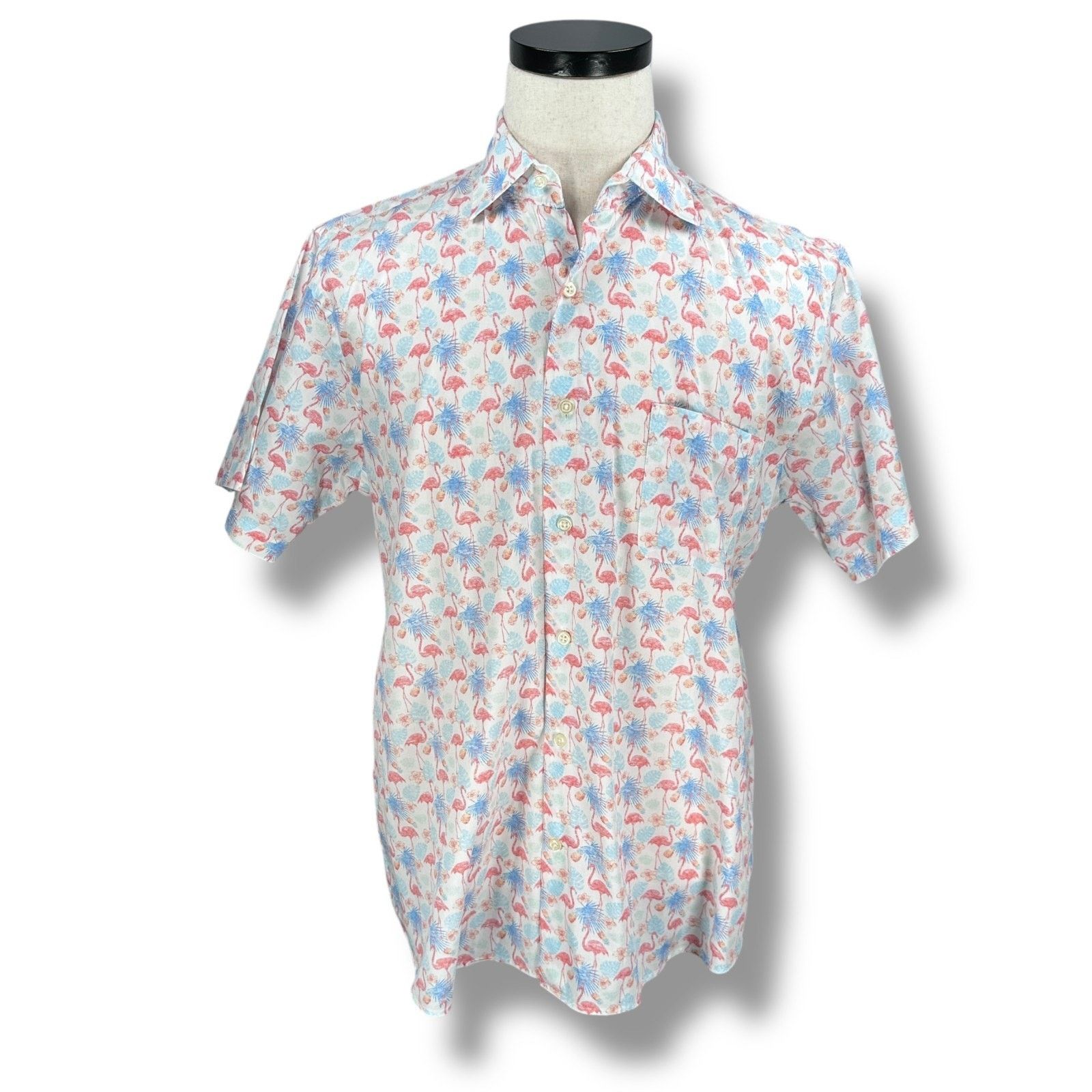 Peter Millar Peter Millar Shirt Men’s M Paradise Short Sleeve Button-Up Size US M / EU 48-50 / 2 - 1 Thumbnail