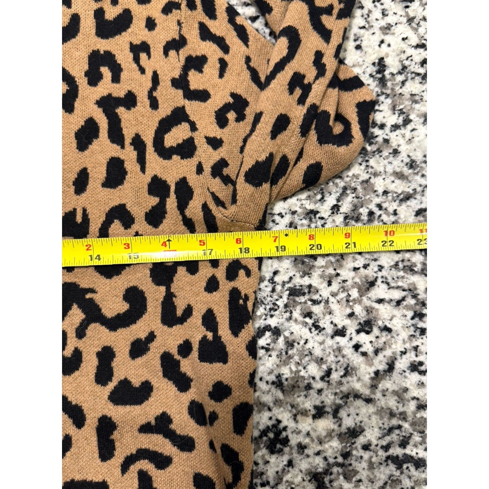 J.Crew VINTAGE J. Crew Sophie Leopard Print Blazer Women's Sz S Open Front Merino Wool Tan Size S / US 4 / IT 40 - 4 Thumbnail
