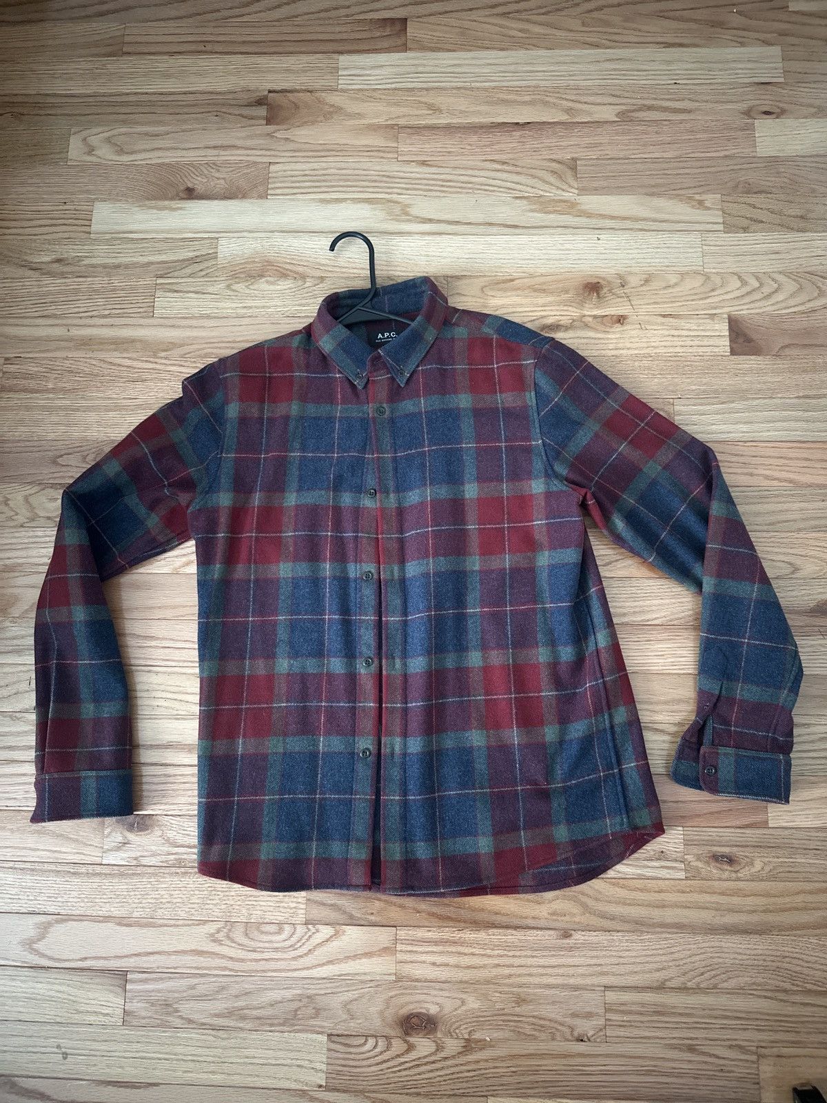 A.P.C. APC WOOL BUTTON DOWN Size US S / EU 44-46 / 1 - 1 Thumbnail