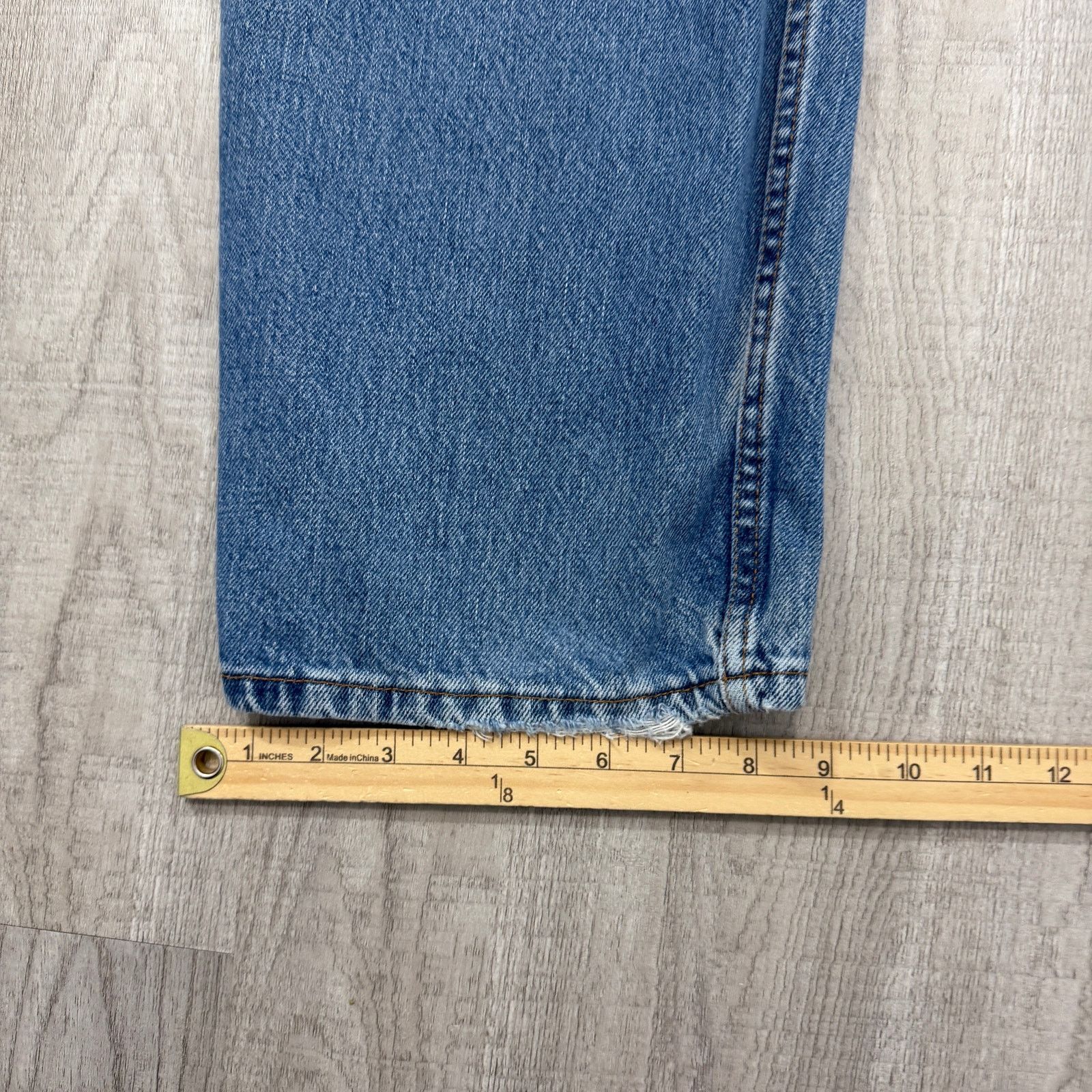 Levi's Vintage Levis 505 Regular Fit Straight Leg Jeans Men's 42x32 Size US 42 / EU 58 - 12 Thumbnail