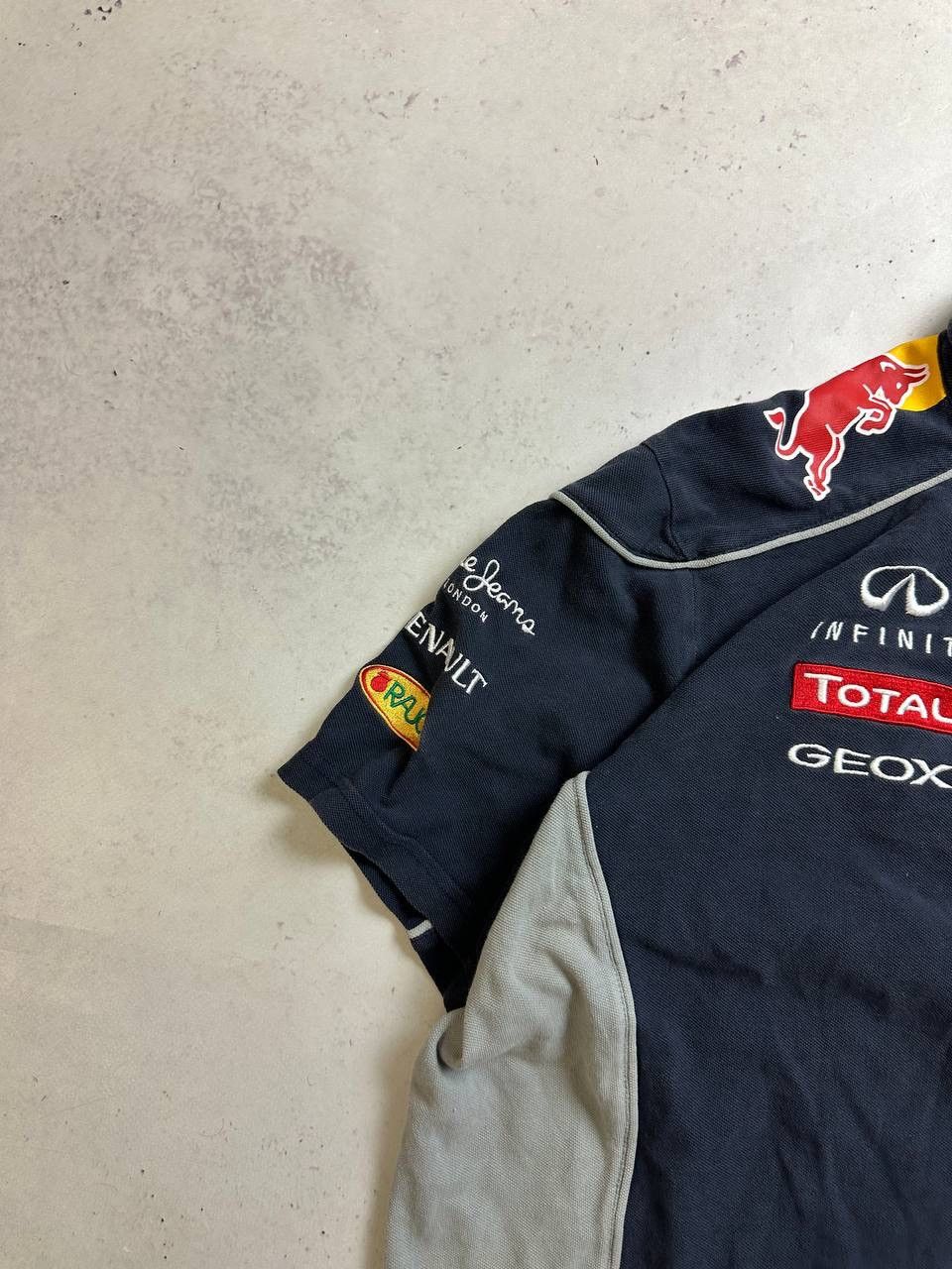 Vintage Vintage F-1 Red Bull Pepe Jeans Racing Polo Shirt Y2K XXL Size US XXL / EU 58 / 5 - 5 Thumbnail