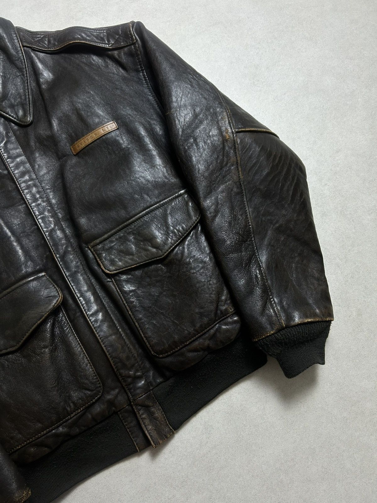 Other Rare Vintage 1991 Avirex A-2 Flight Jacket Size US L / EU 52-54 / 3 - 4 Thumbnail