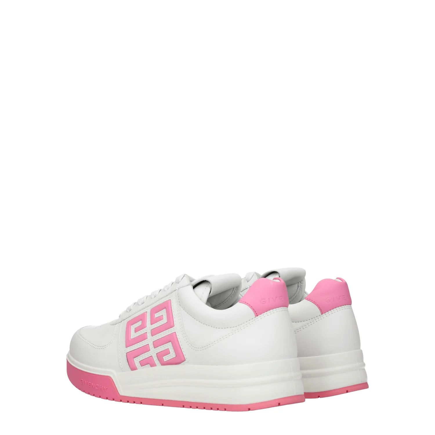 Givenchy ob1o1e1124 Leather Sneakers in White Pink Size US 6 / IT 36 - 4 Thumbnail