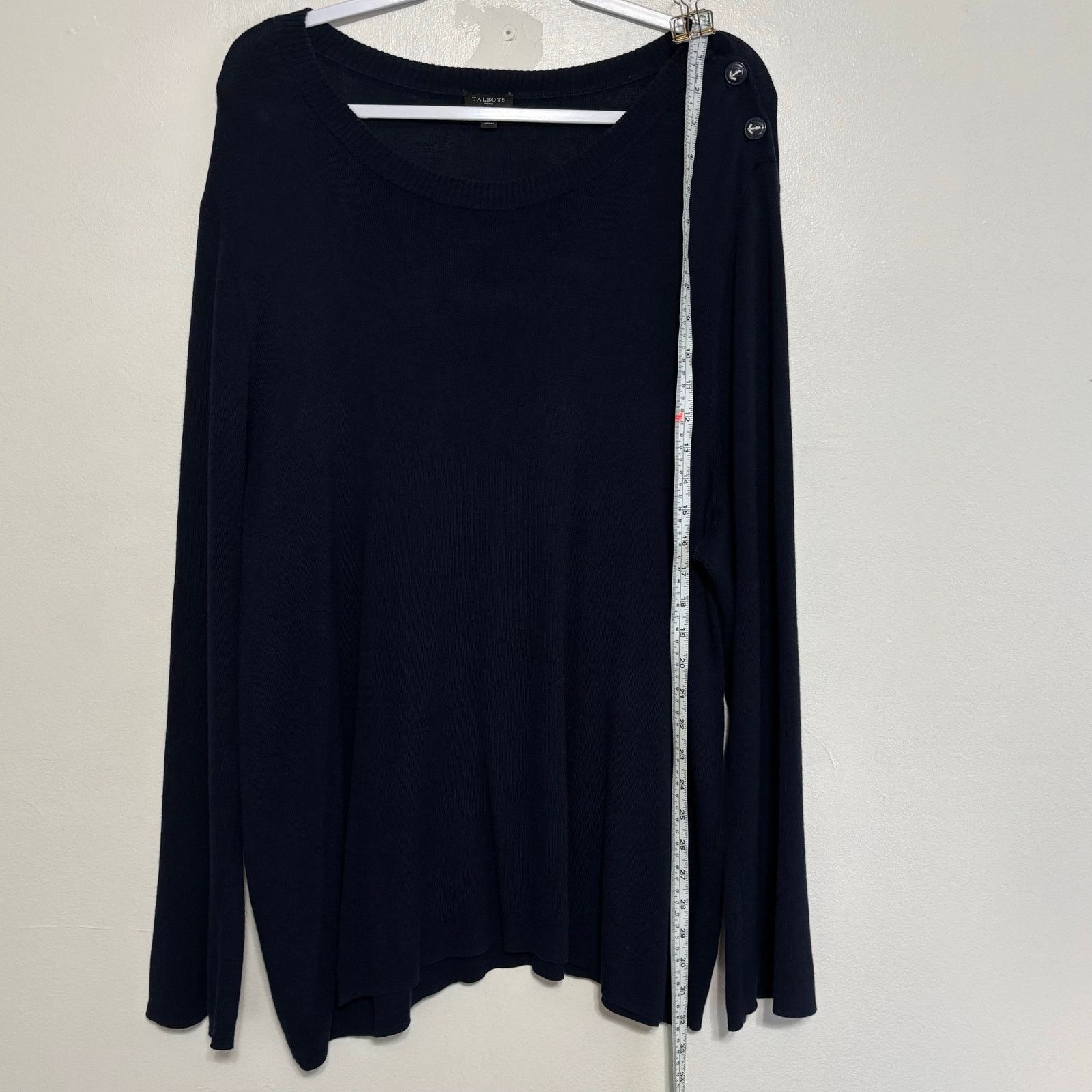 Other Talbots Navy Blue Pullover Sweater Crew Neck Size 3X Size 3XL / US 20-22 - 4 Thumbnail