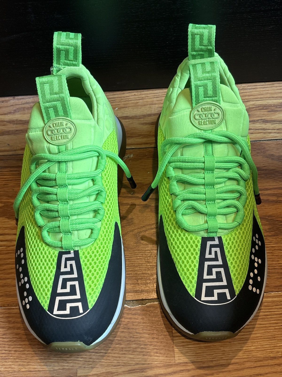 Versace Versace Cross Chainer “Fluo Green” Size US 11 / EU 44 - 3 Thumbnail