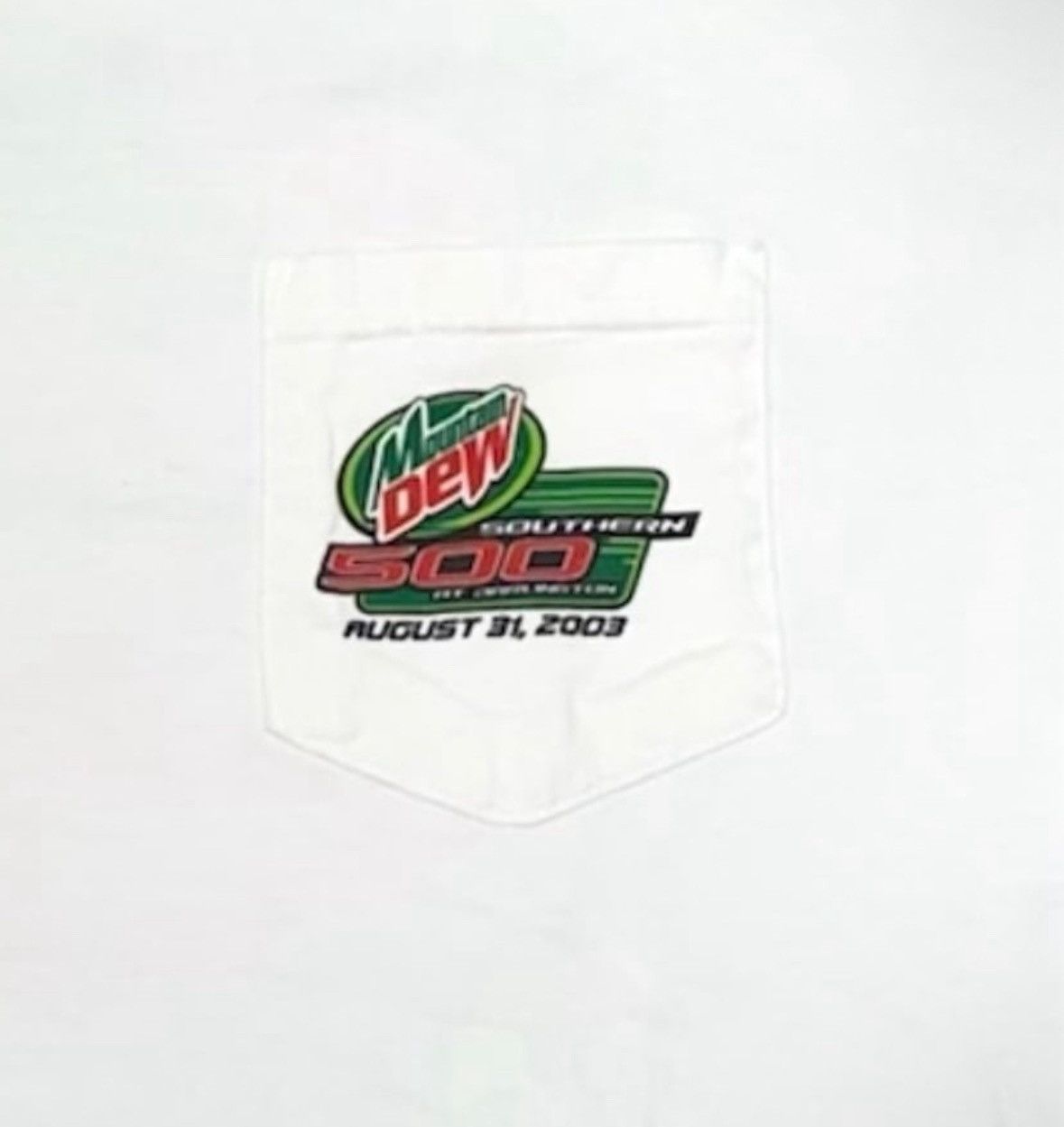 NASCAR Vintage 2003 Mountain Dew Southern 500 T Shirt Size US XL / EU 56 / 4 - 3 Thumbnail