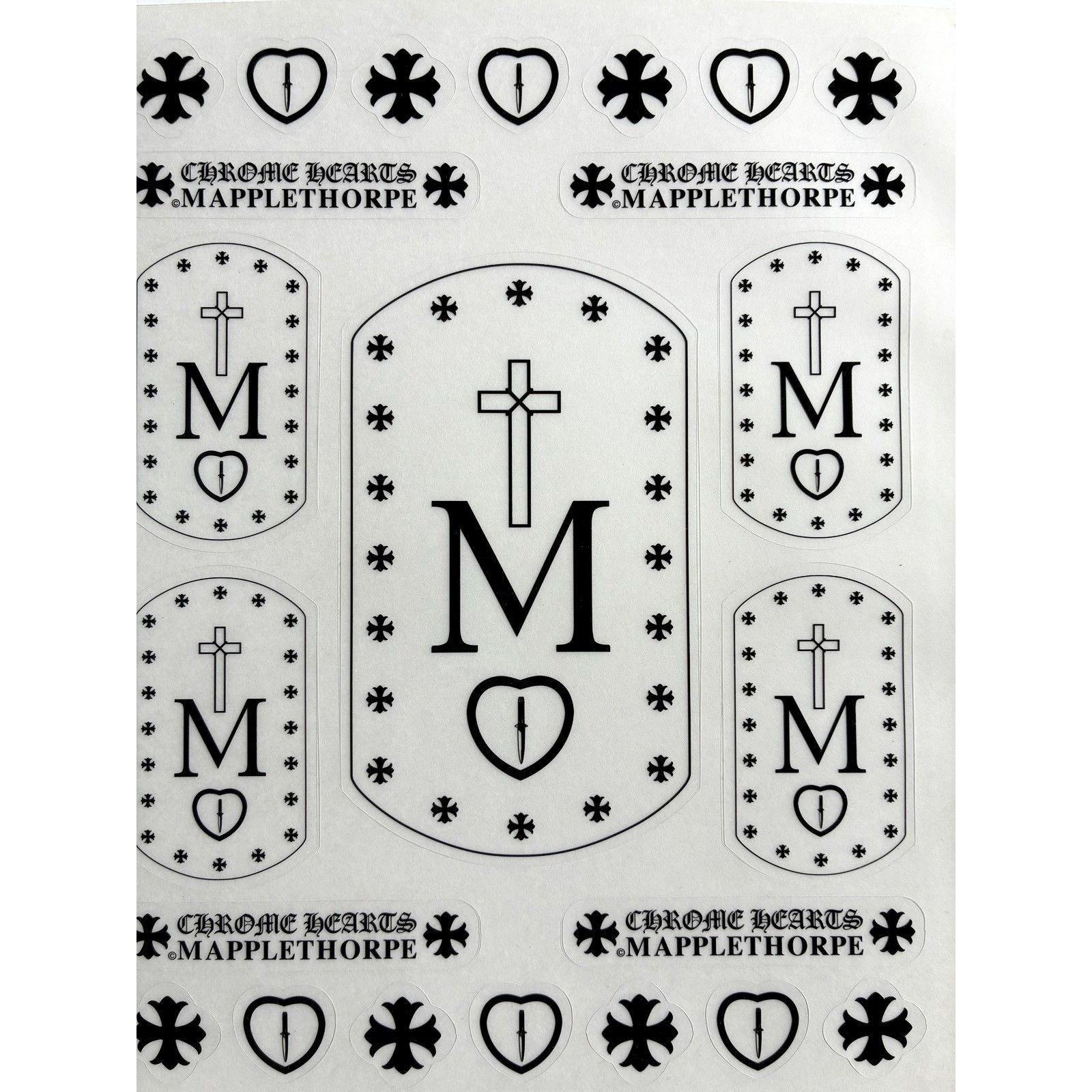 Chrome Hearts × Japanese Brand × Vintage Chrome Hearts MAPPLETHORPE Sticker sheet Size ONE SIZE - 2 Thumbnail