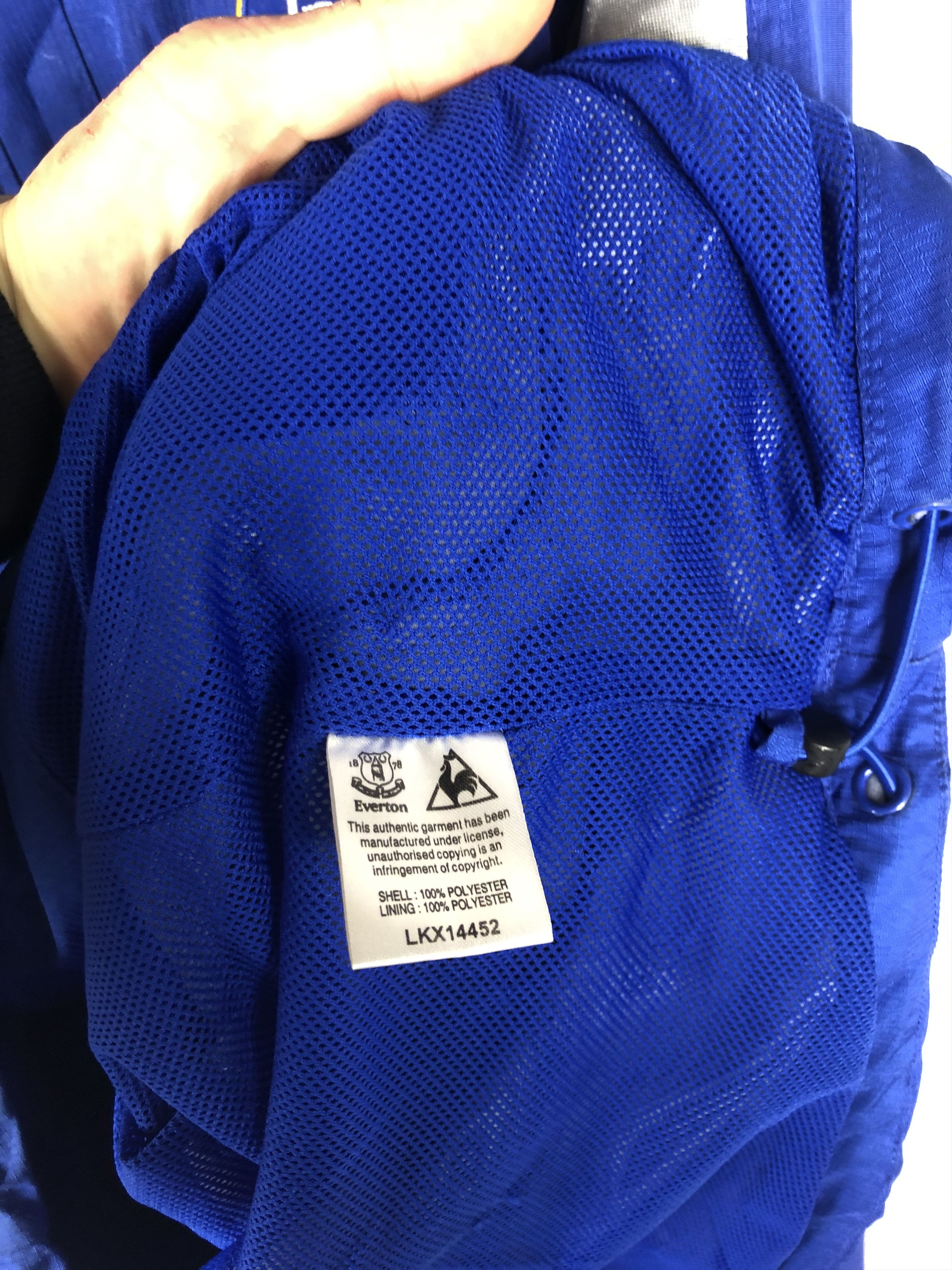 Le Coq Sportif Vintage Everton Le Coq Sportif Soccer Jacket Football Kit Size US XL / EU 56 / 4 - 10 Thumbnail
