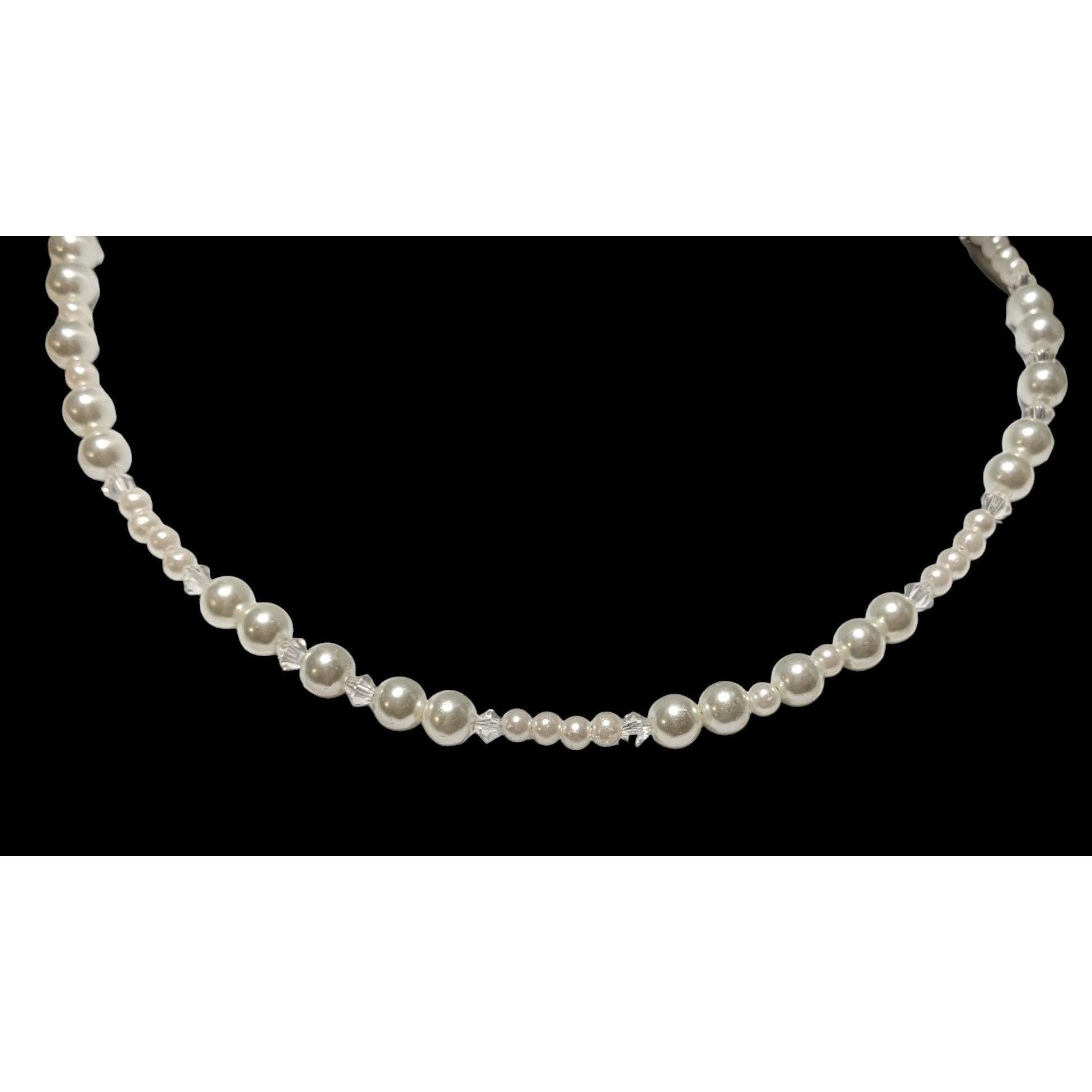 Other Tie On Faux Pearl Glass Beaded Necklace Size ONE SIZE - 2 Thumbnail