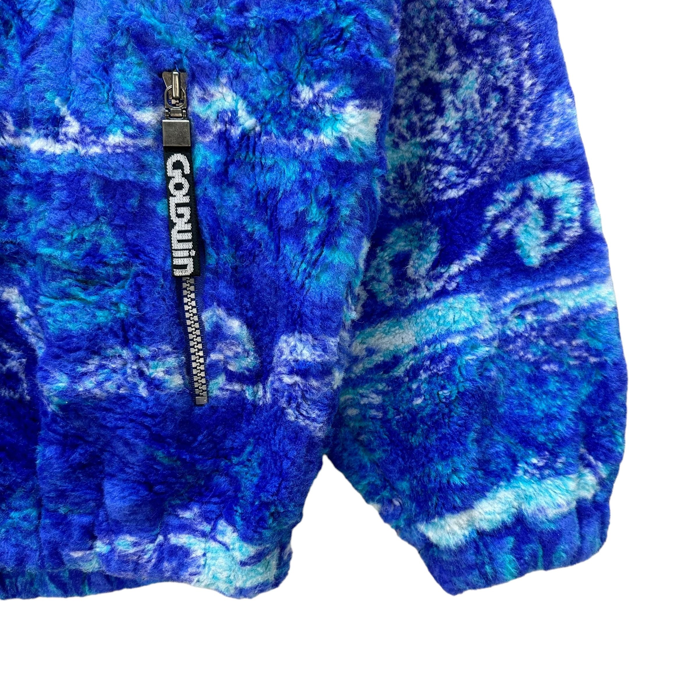 Goldwin GOLDWIN Blue Half Zip Turtleneck Pullover Fleece #A43-0984 Size US M / EU 48-50 / 2 - 5 Thumbnail