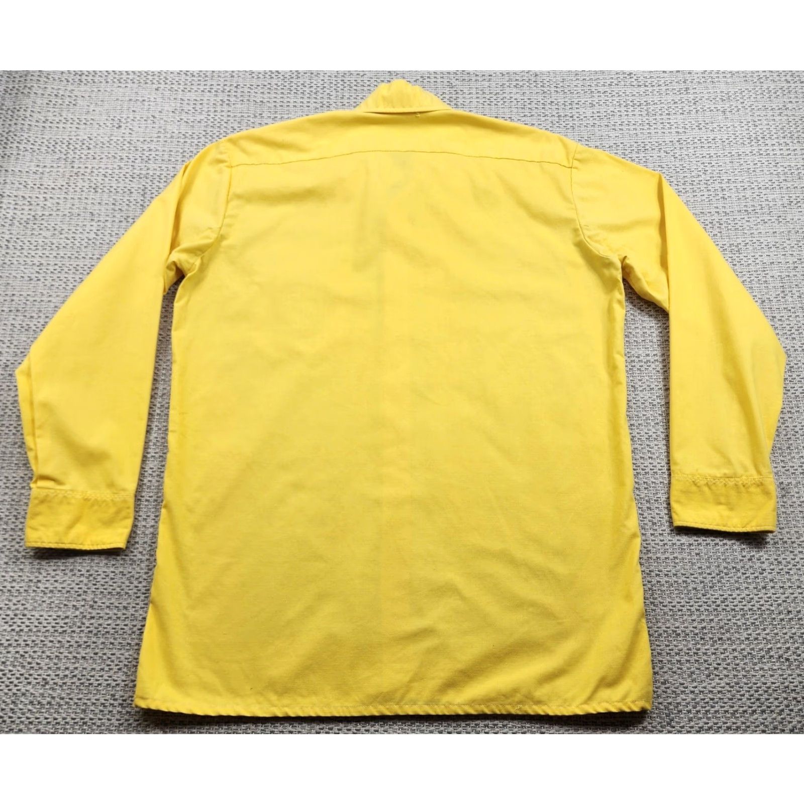 Vintage VINTAGE King Fashion Shirt Mens Large Yellow Long Point Collar Button Up 70s Size US L / EU 52-54 / 3 - 7 Thumbnail