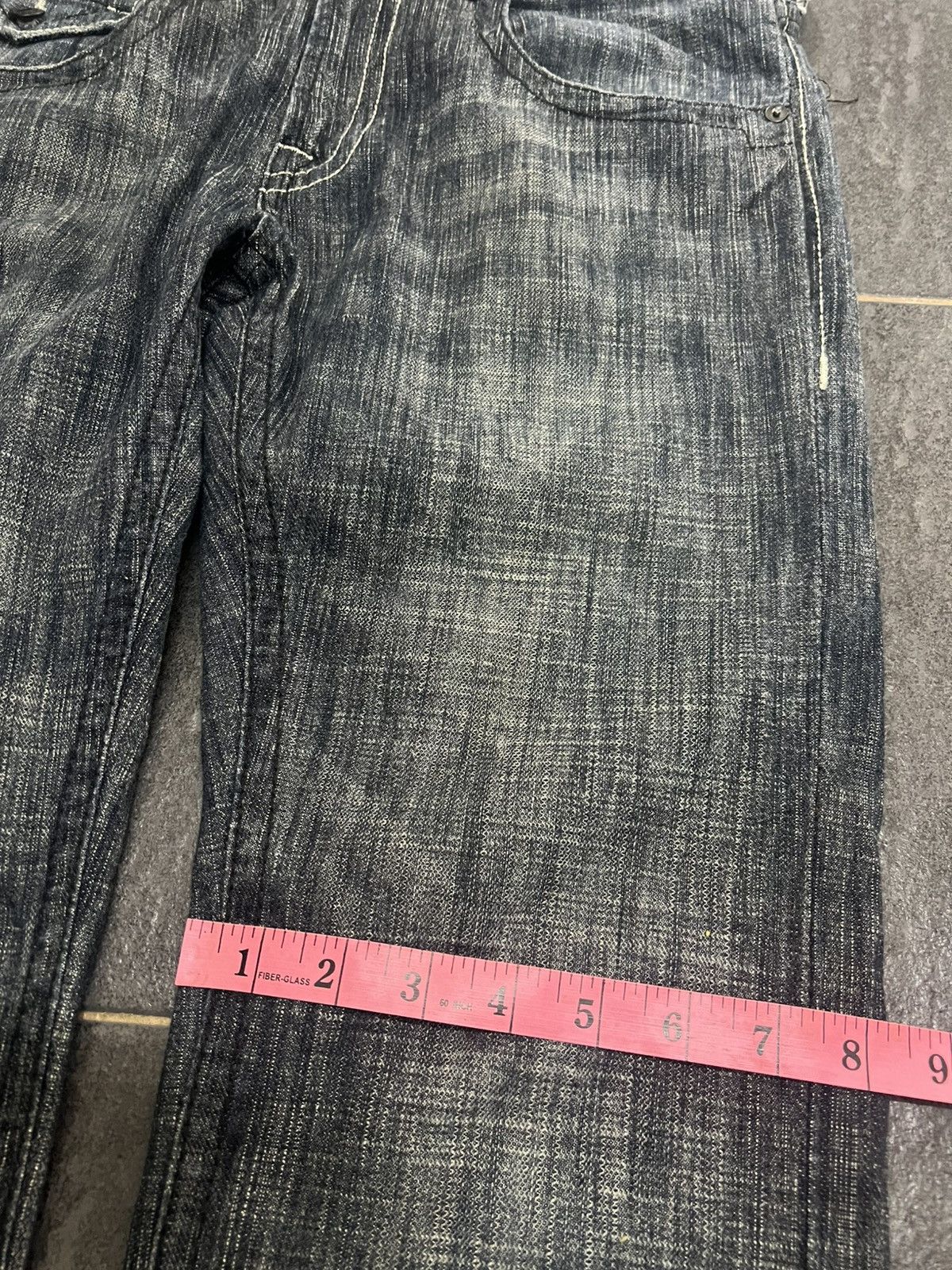 JNCO Vintage Y2K JNCO Cross Dark Wash Jeans Straight Denim Size US 32 / EU 48 - 24 Thumbnail