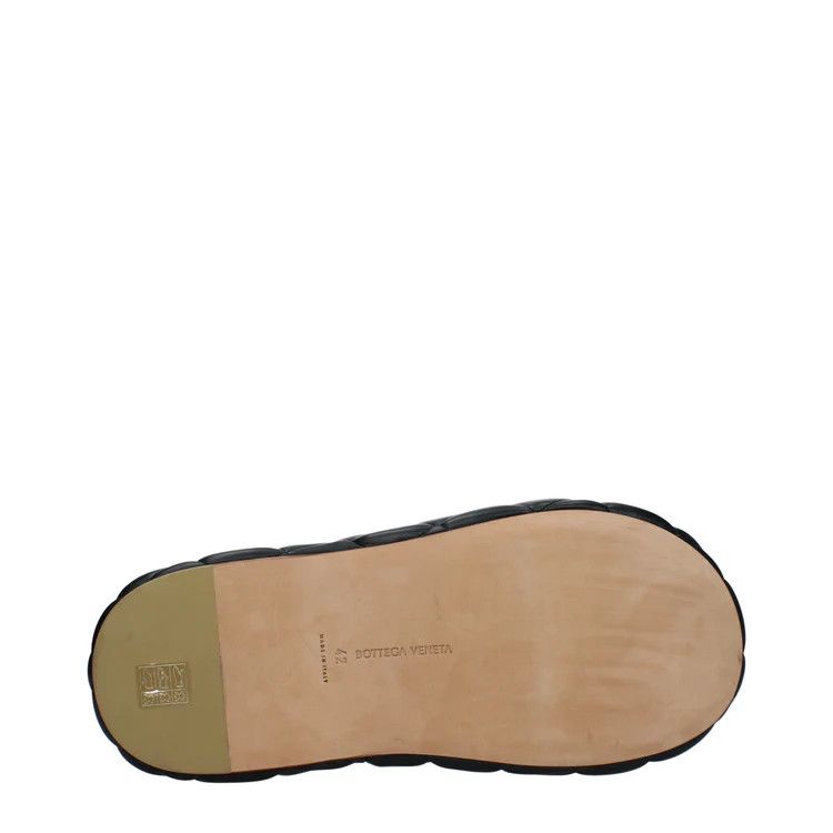 Bottega Veneta o1n1vont0425 Padded Sandals in Inkwell Size US 9 / EU 42 - 4 Thumbnail