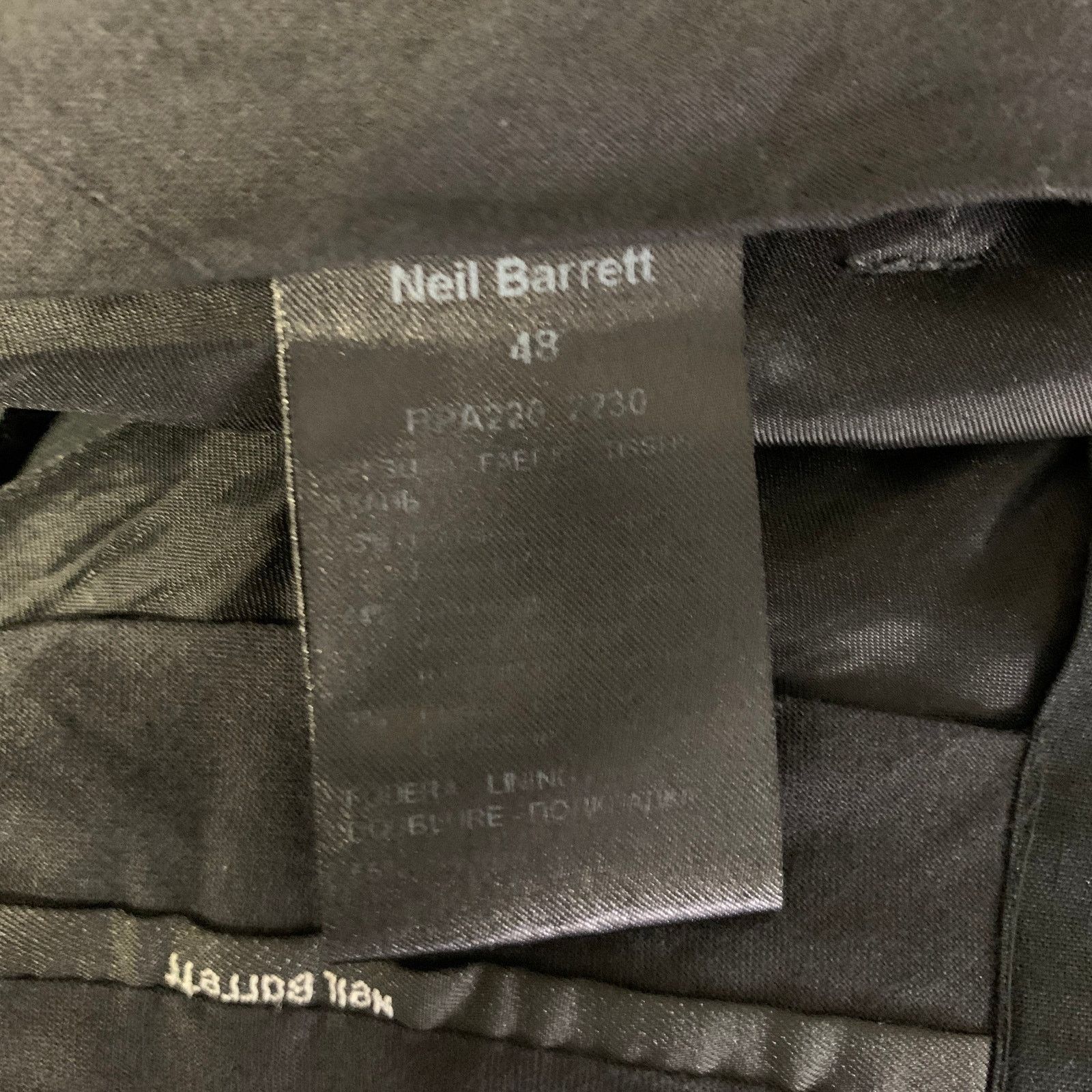 Neil Barrett NEIL BARRETT Size 32 Black Zip Pocket Skinny Pants Size US 32 / EU 48 - 5 Thumbnail