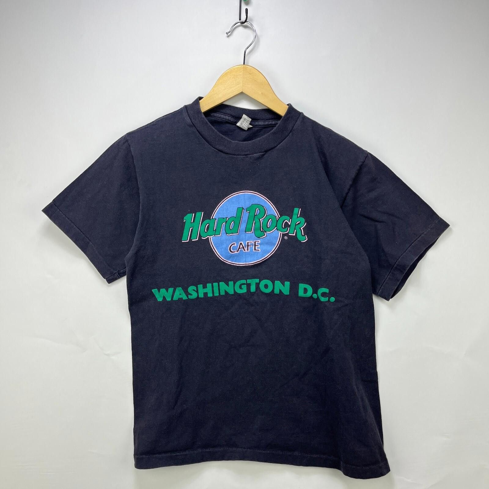 Hard Rock Cafe Vintage 90s Faded Hard Rock Cafe Washington DC T-Shirt M Size US M / EU 48-50 / 2 - 1 Thumbnail
