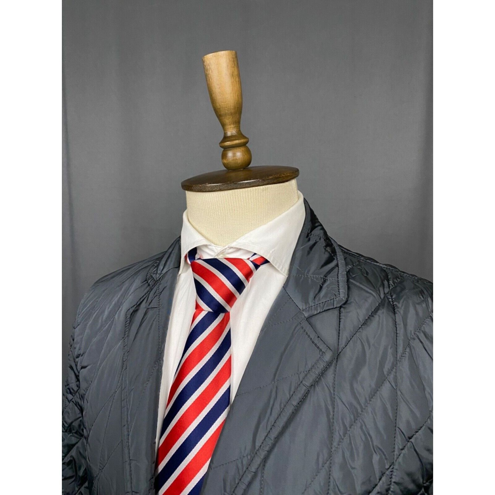 Versace MINT! Versace Collection Men's Dark Gray Quilted Sportcoat J Size US M / EU 48-50 / 2 - 5 Thumbnail