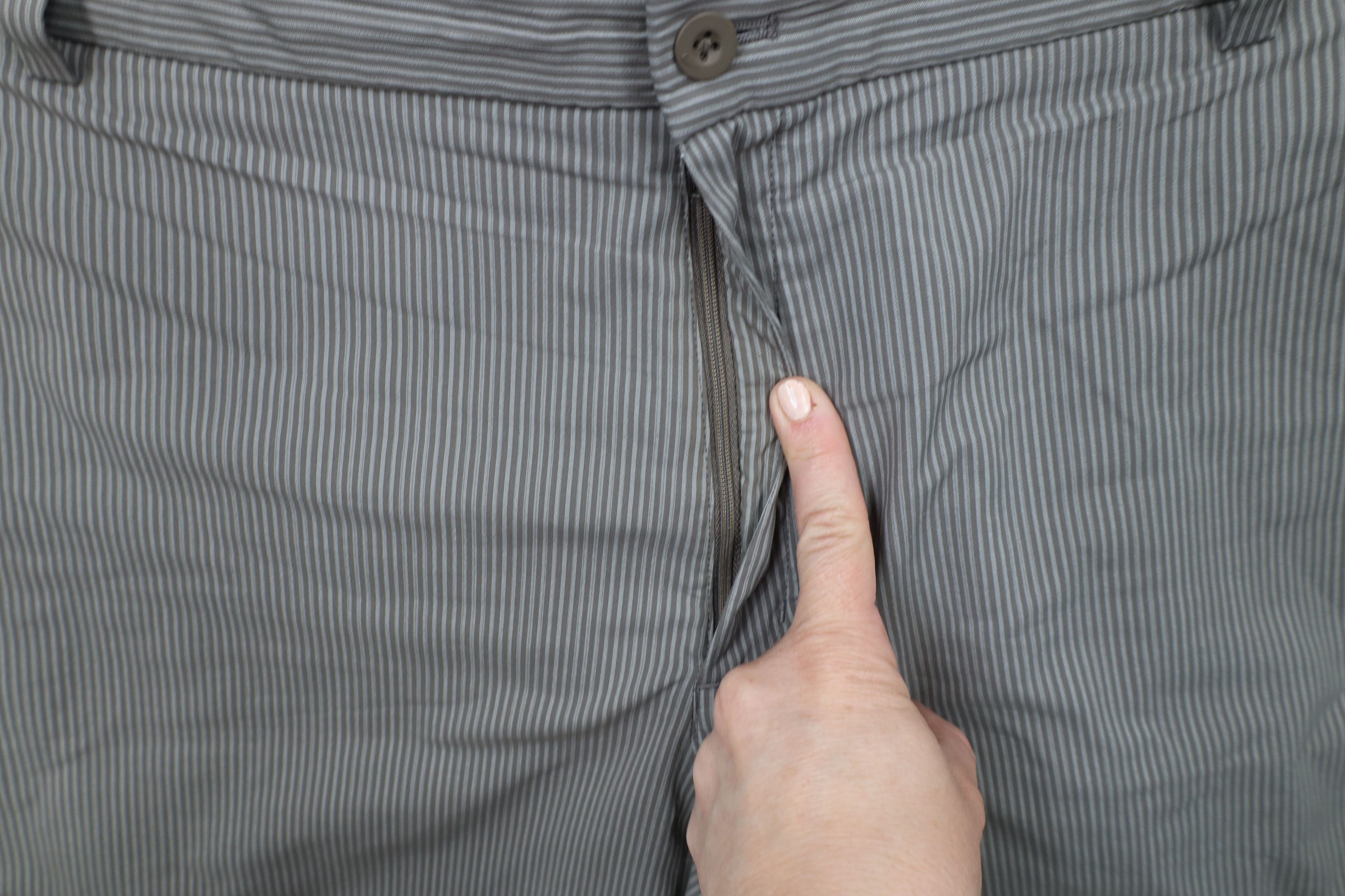 Nike × Vintage Nike Golf Striped Flat Front Tech Golfing Chino Shorts Gray Size US 42 / EU 58 - 5 Thumbnail