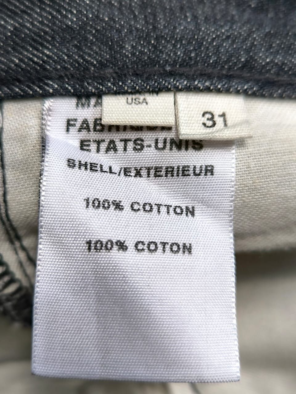 Helmut Lang × Vintage Vintage denim Helmut Lang streight fit Size 31" - 8 Thumbnail
