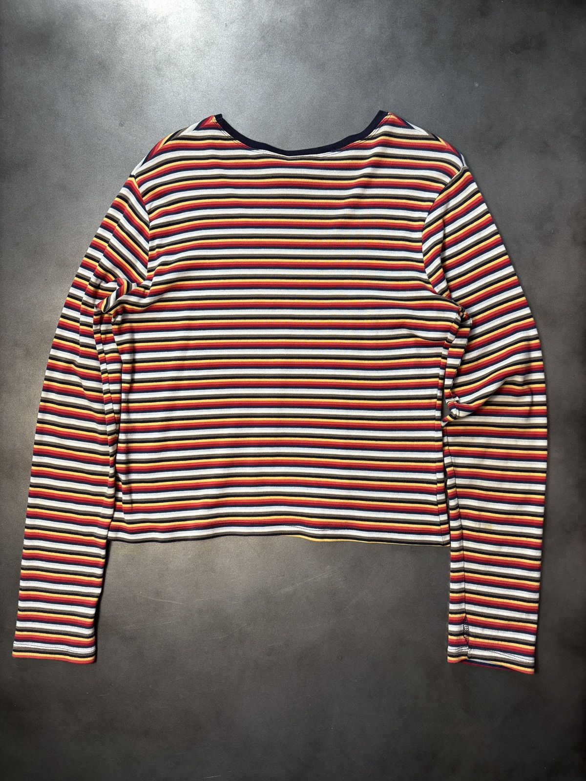 Other × Vintage Y2K Vintage Xhilaration Longsleeve Shirt Stripe Stretch 2000 Size M / US 6-8 / IT 42-44 - 11 Thumbnail