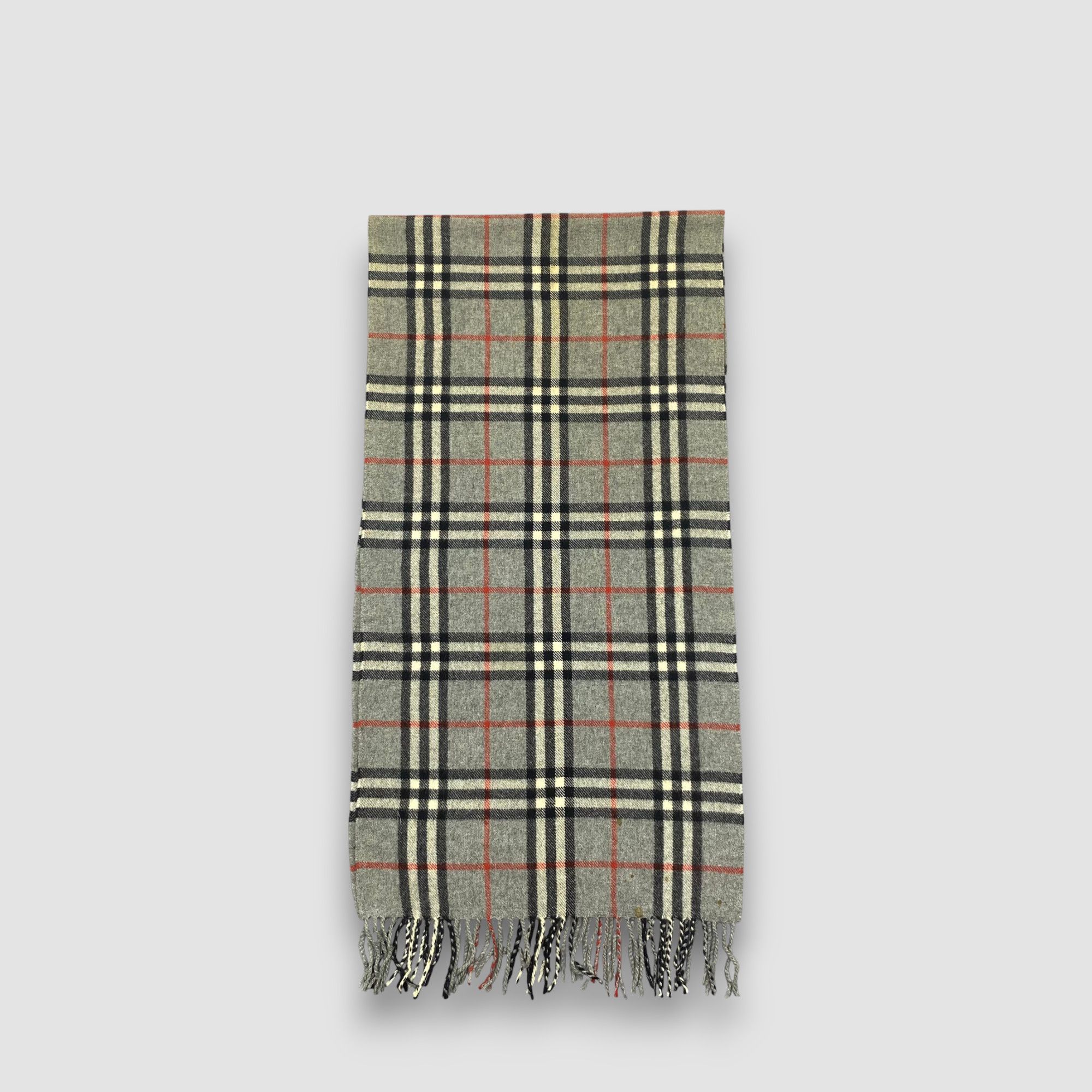 Burberry Vintage Burberry Scarf Muffler Check Winter Scarves Size ONE SIZE - 4 Thumbnail