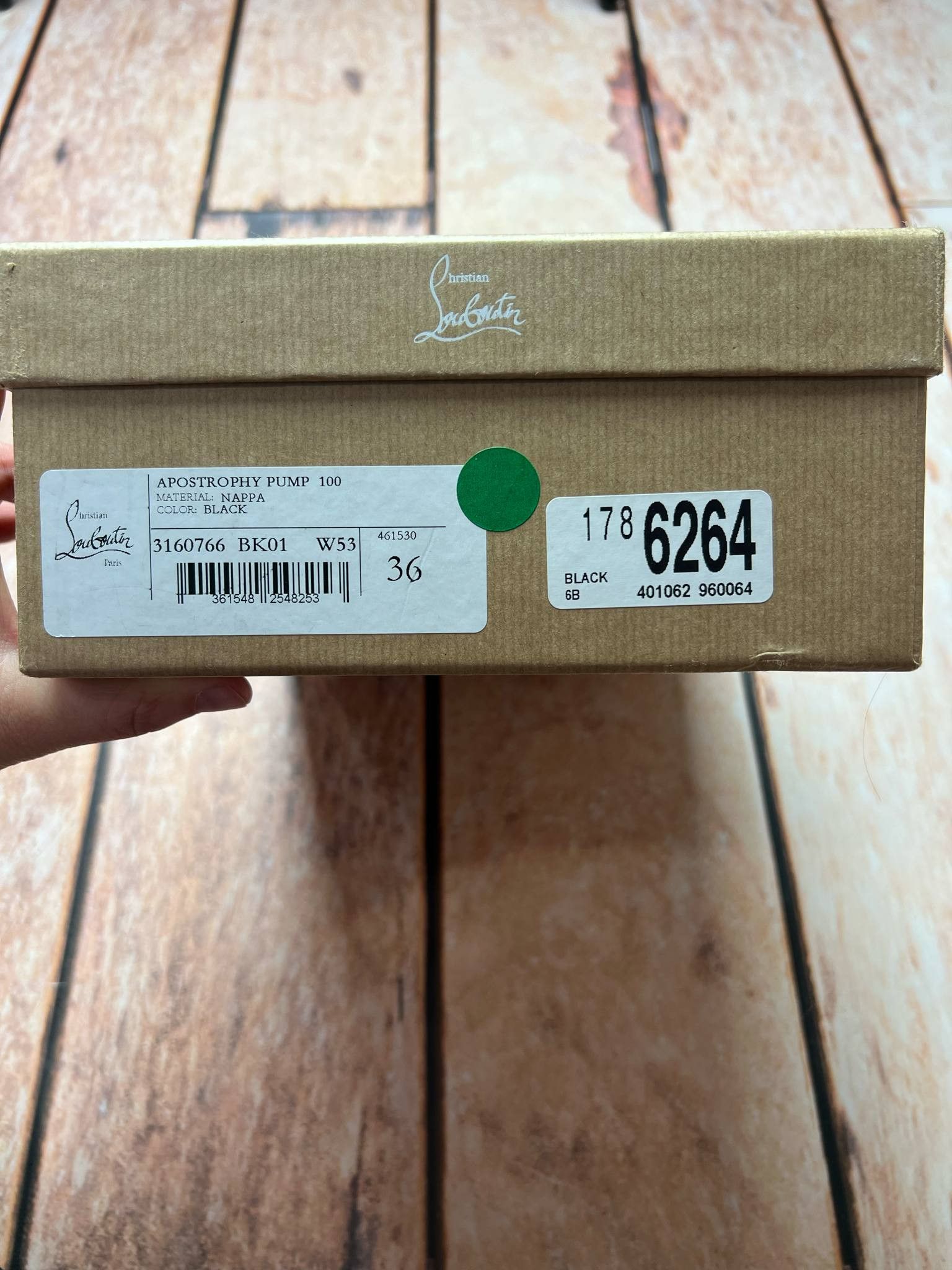 Christian Louboutin Christian Louboutin apostrophy pump 100 napad leather hells Size US 6 / IT 36 - 15 Thumbnail