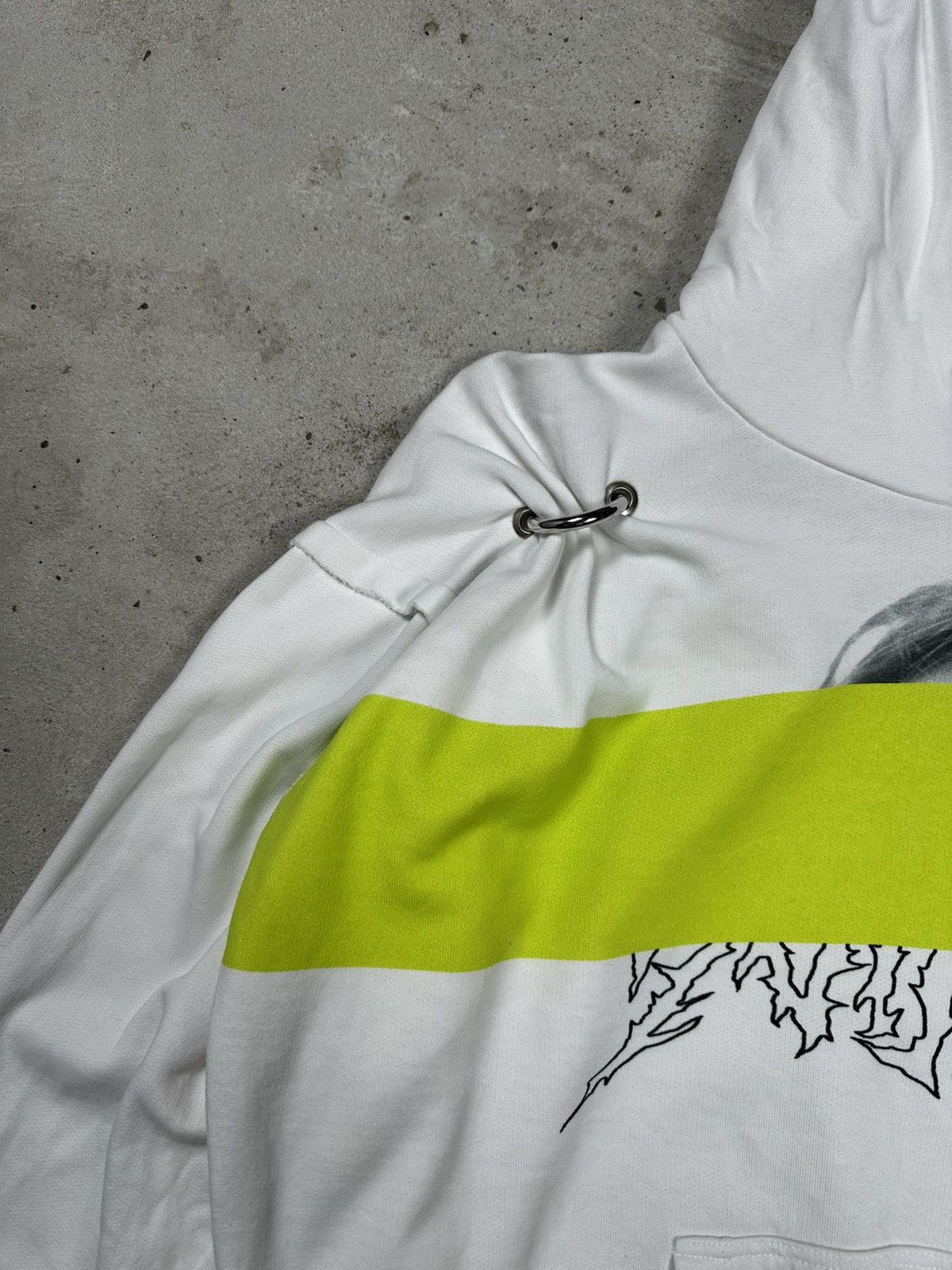 Diesel × Japanese Brand Diesel Psycho Archive Rave White Hoodie rare Size US M / EU 48-50 / 2 - 4 Thumbnail