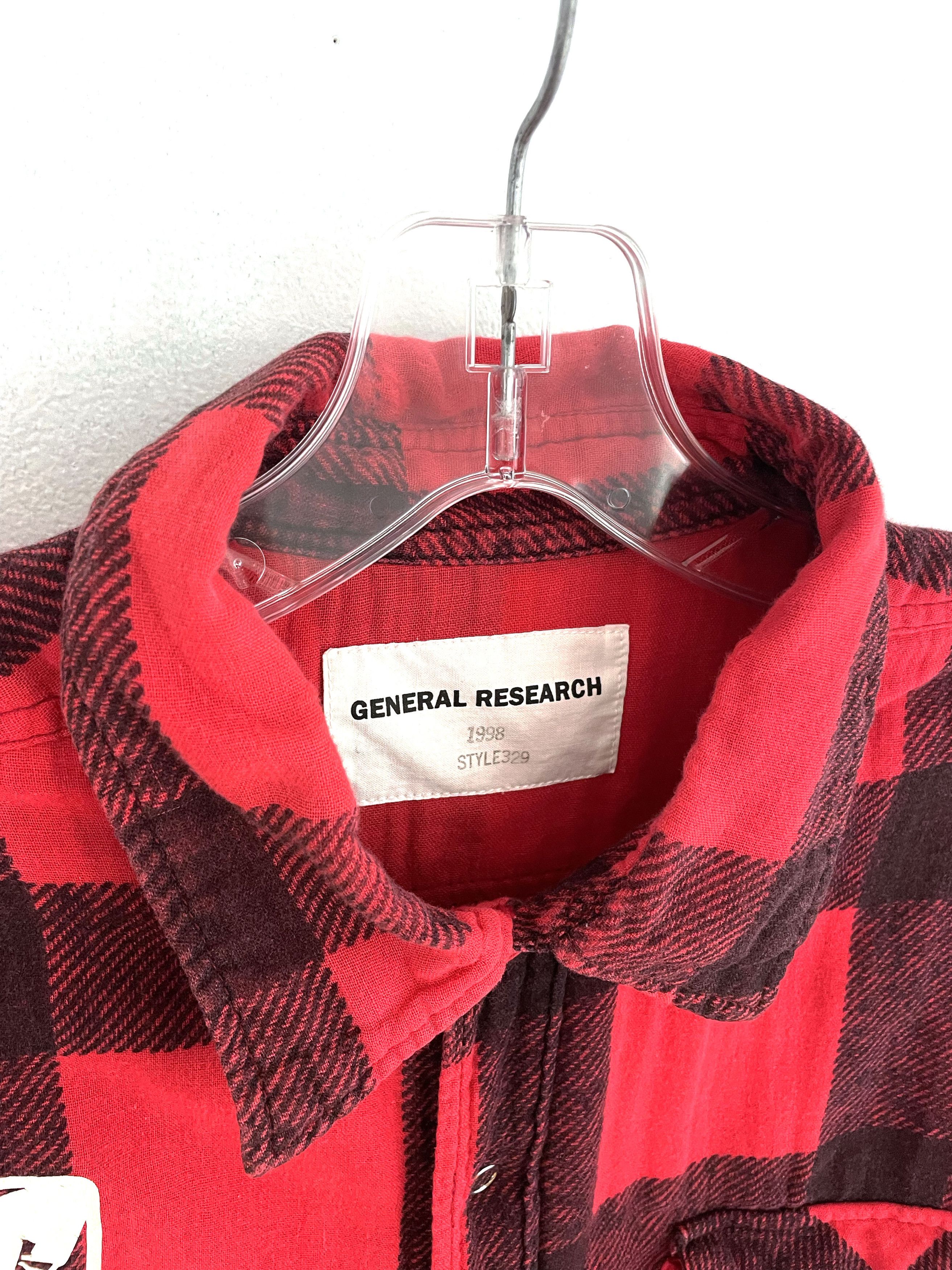 General Research 1998 Flannel Size US L / EU 52-54 / 3 - 3 Thumbnail