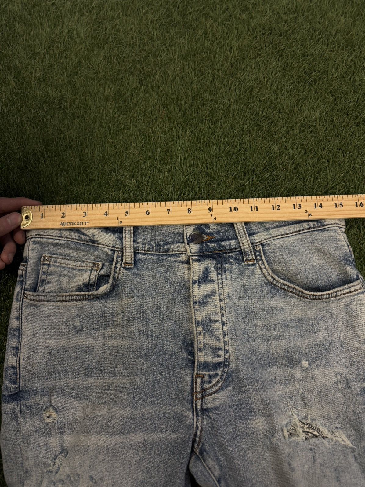 Amiri Amiri Jeans Colorful Patch Pants Size 31 Clean Condition 🧼 Size US 31 - 18 Thumbnail