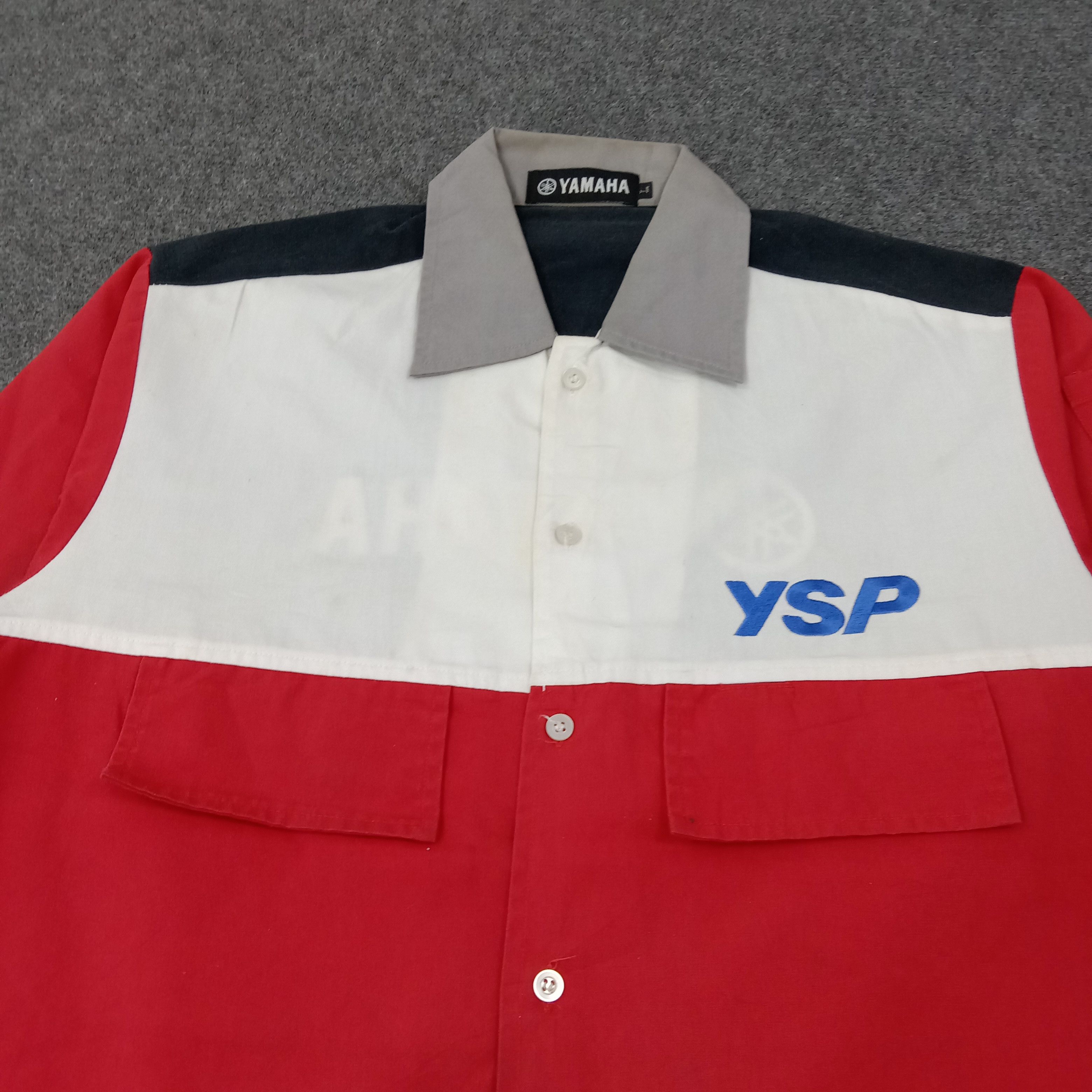Yamaha YAMAHA Motorsports Racing Bike Button Up Shirt C259N72 Size US M / EU 48-50 / 2 - 4 Thumbnail
