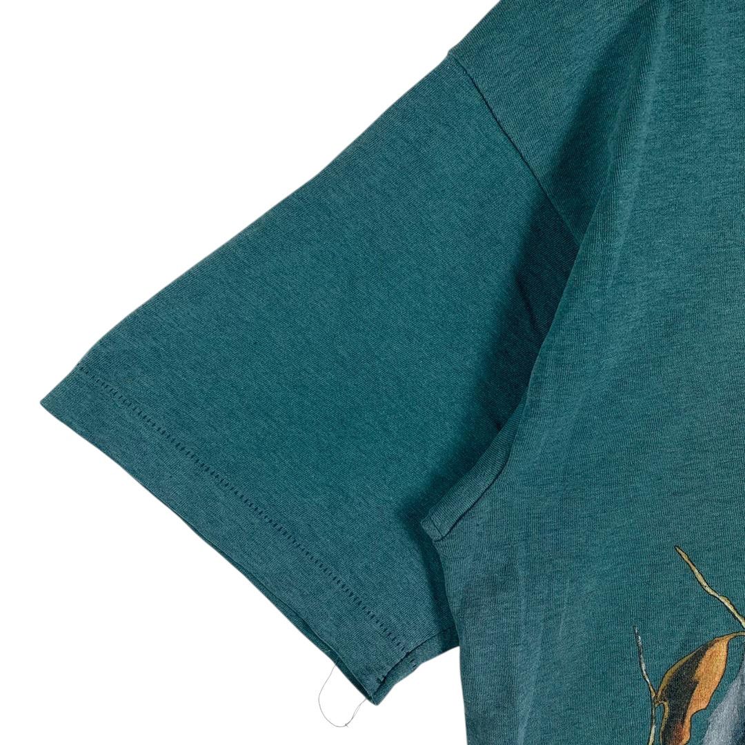 Other Vintage 90s Wolf Graphic Calgary Single Stitch Harlequin Tee Size US L / EU 52-54 / 3 - 6 Thumbnail