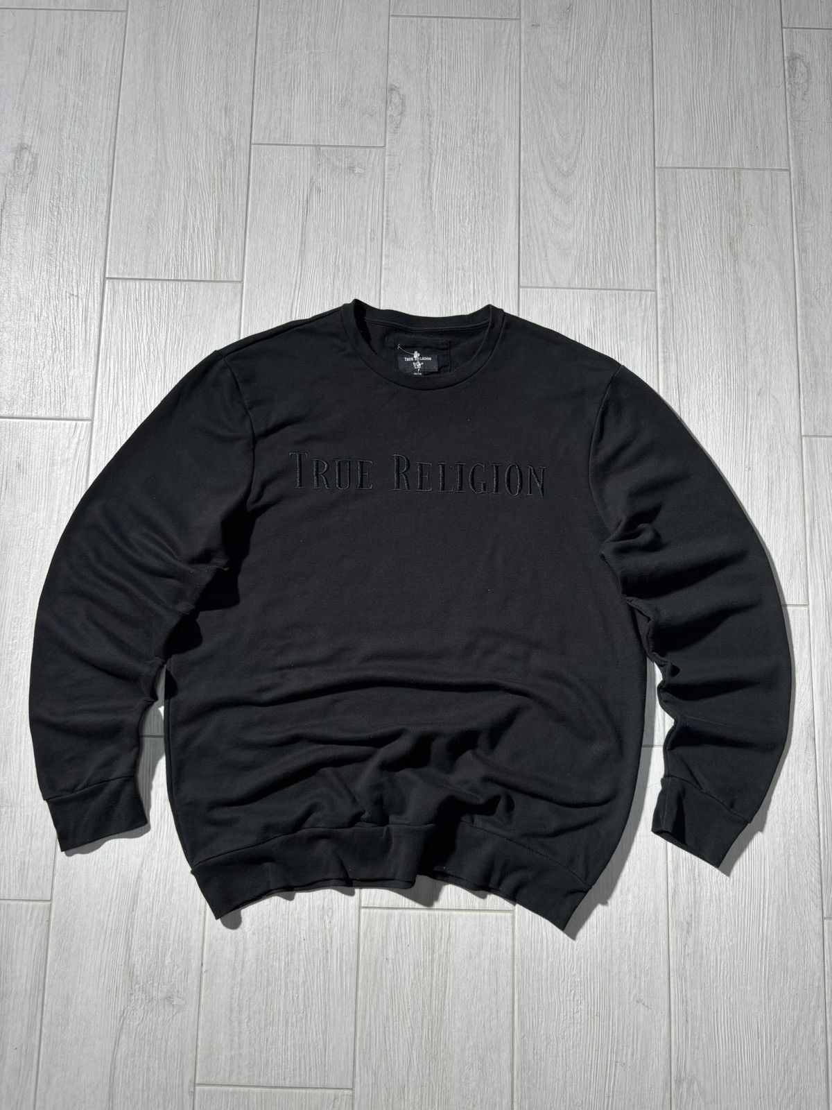 True Religion True Religion Sweatshirt Embroidered Logo Y2K Size US XL / EU 56 / 4 - 1 Thumbnail