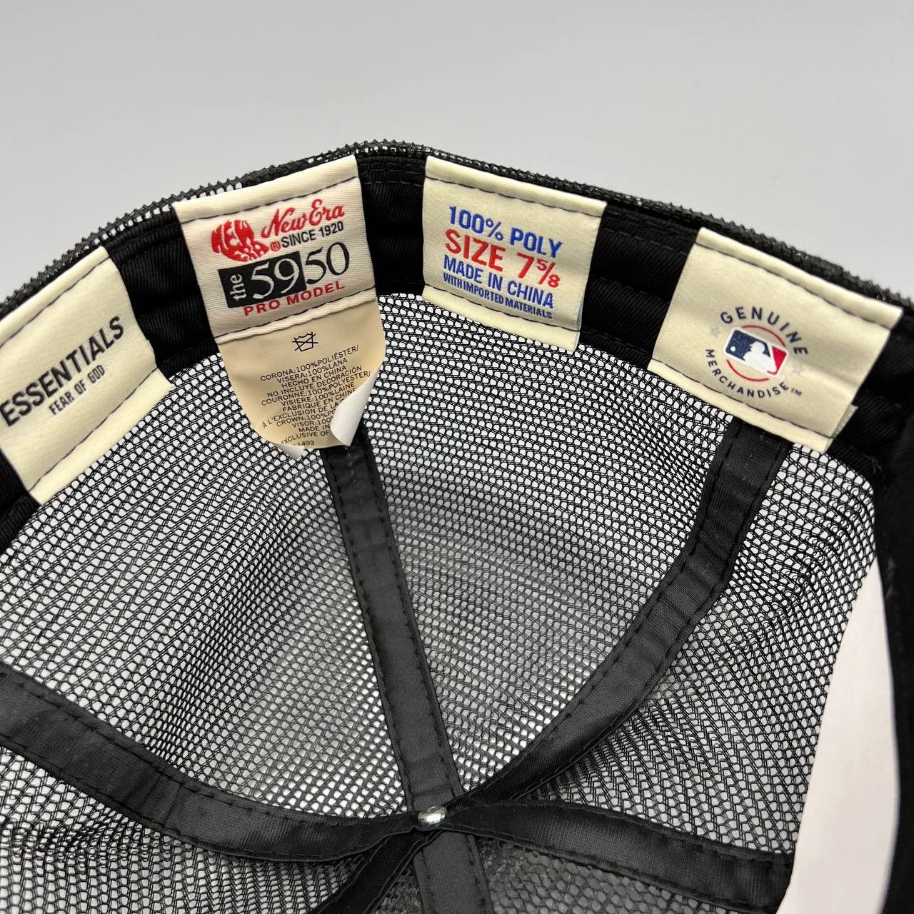 New Era Fear of God 7 5/8 59Fifty New Era Hat Fitted FOG Air Jordan Size ONE SIZE - 6 Thumbnail
