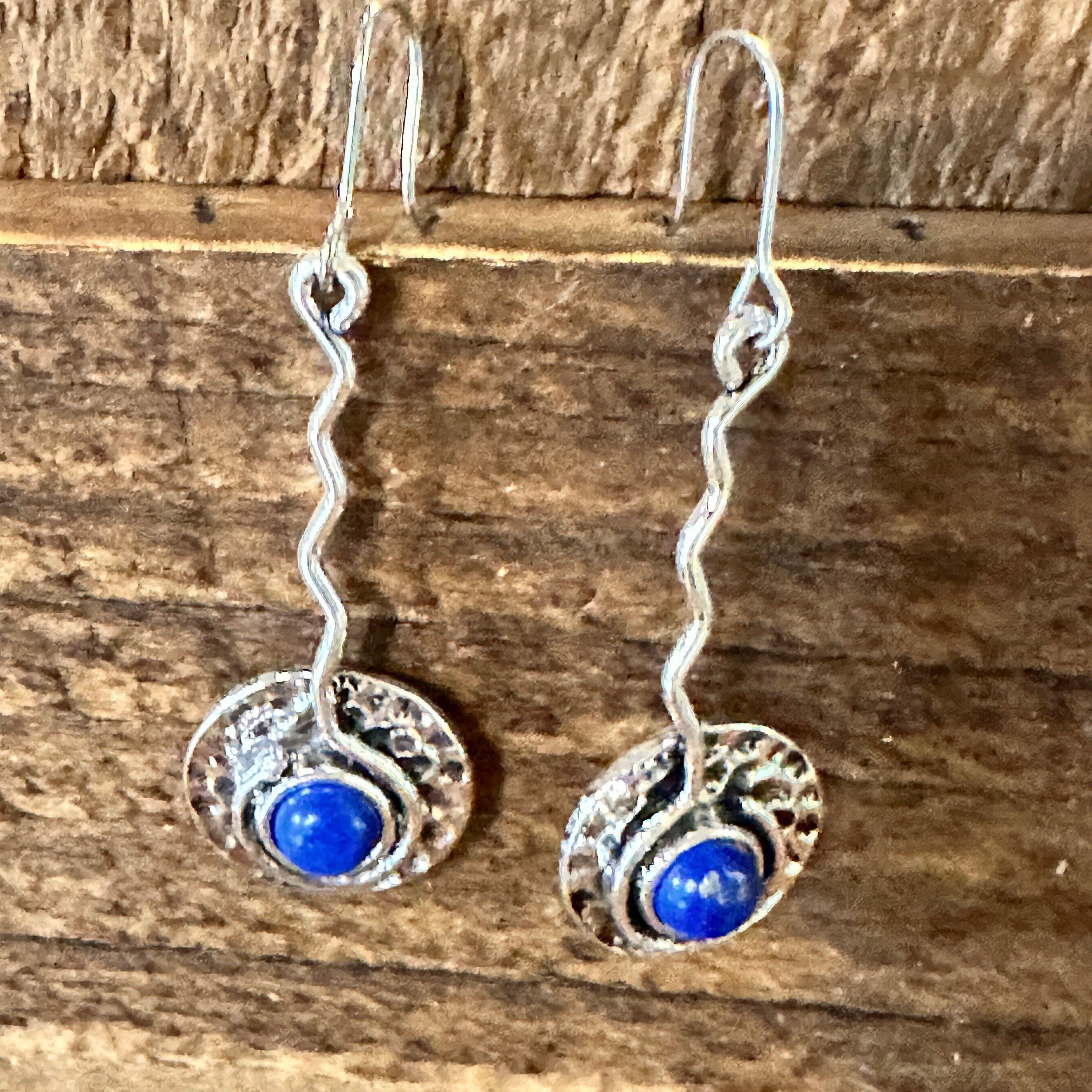 Other Boho Native American Navajo Dangle Wire Earrings, Turquoise Size ONE SIZE - 3 Thumbnail