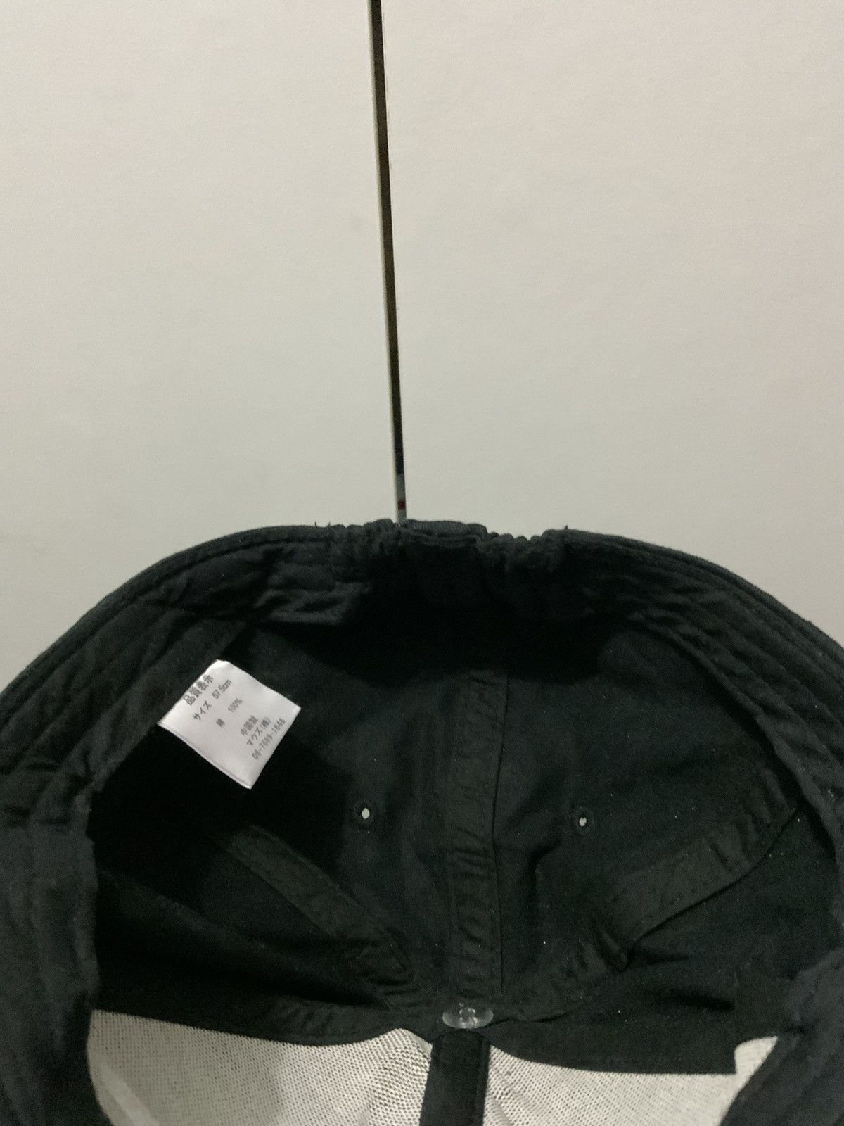 Japanese Brand Like Big Spell Out Black Fitted Hat Size ONE SIZE - 9 Thumbnail