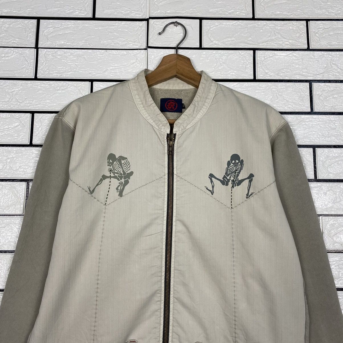 Kapital 📌Vintage Zipper Light Jacket Skeleton Design Kyoto Japan Size US M / EU 48-50 / 2 - 4 Thumbnail