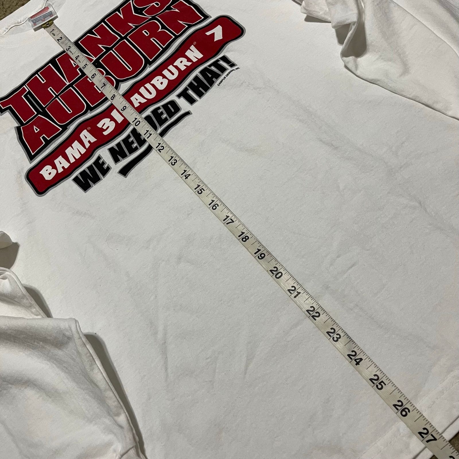 Other 2001 Alabama ‘Thanks Auburn’ Graphic Long Sleeve Shirt XL Size US XL / EU 56 / 4 - 5 Thumbnail