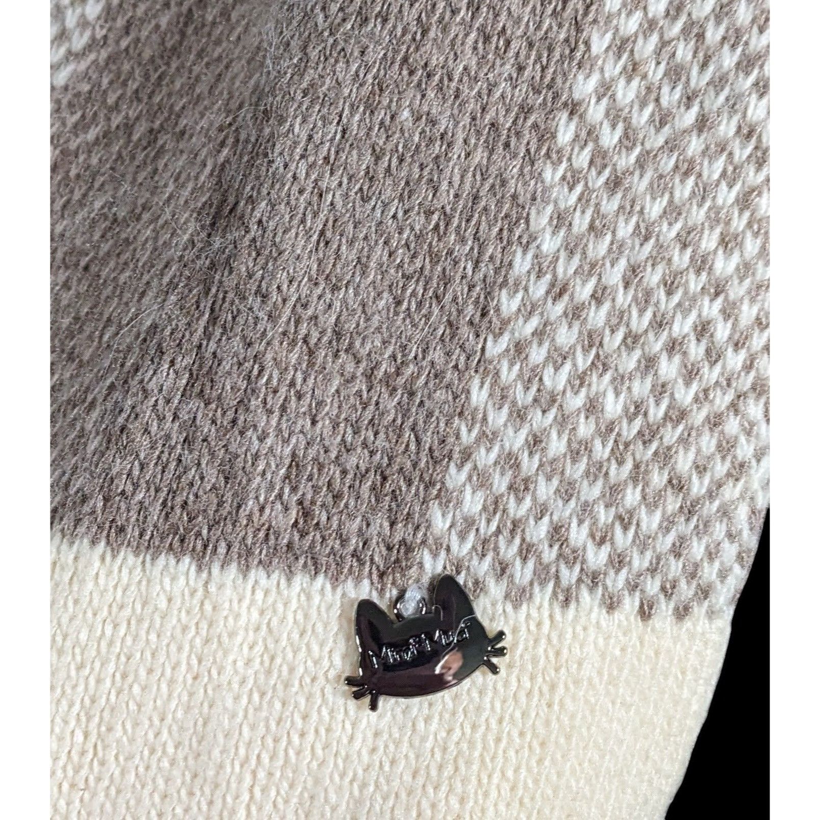 Other Mimi-Mua Firenze Cream And Tan Plaid Scarf Size ONE SIZE - 4 Thumbnail
