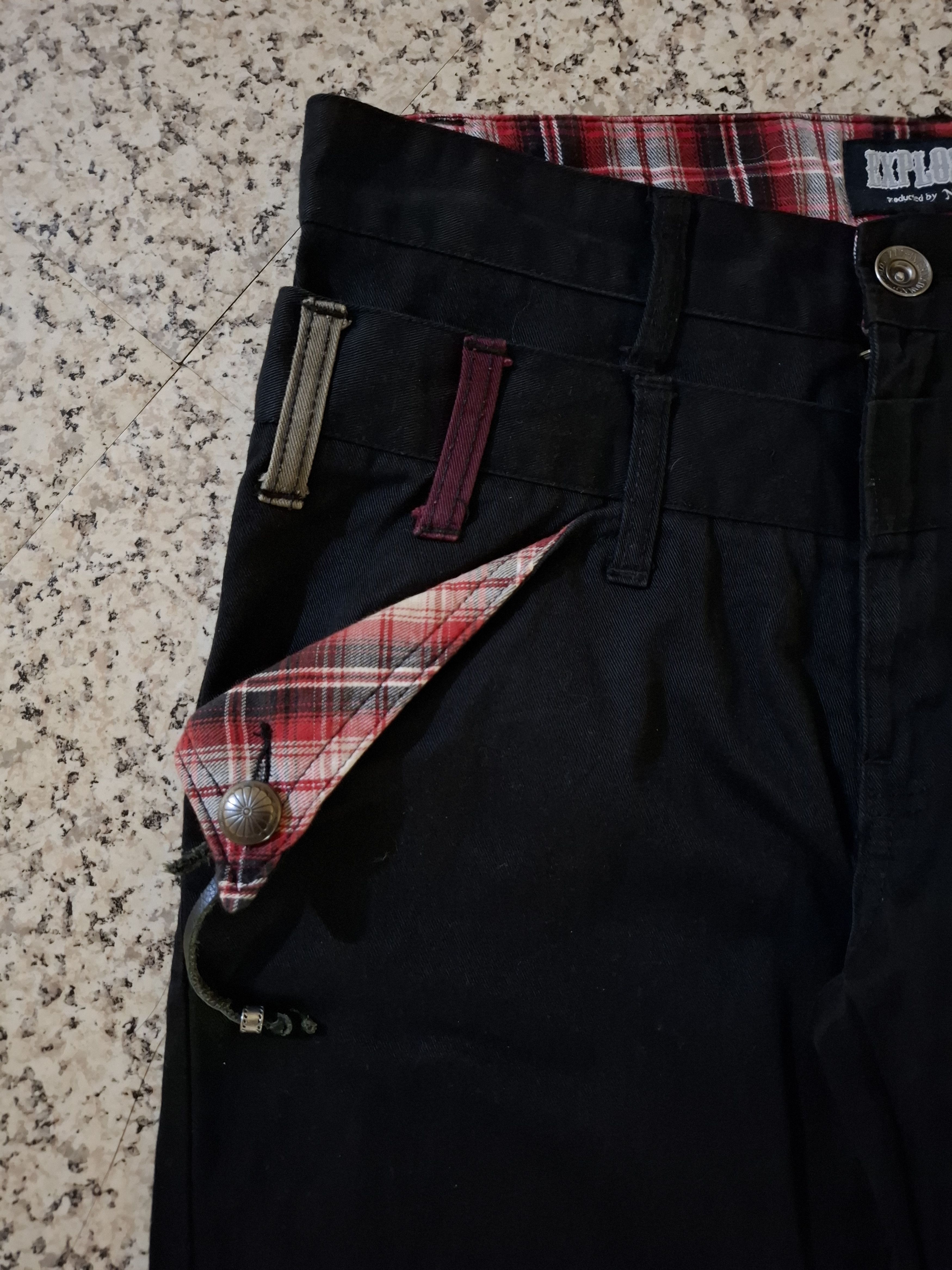 Japanese Brand 💥 RARE Nylaus Double Waist Seditionaries Bondage Punk Style Size US 30 / EU 46 - 3 Thumbnail