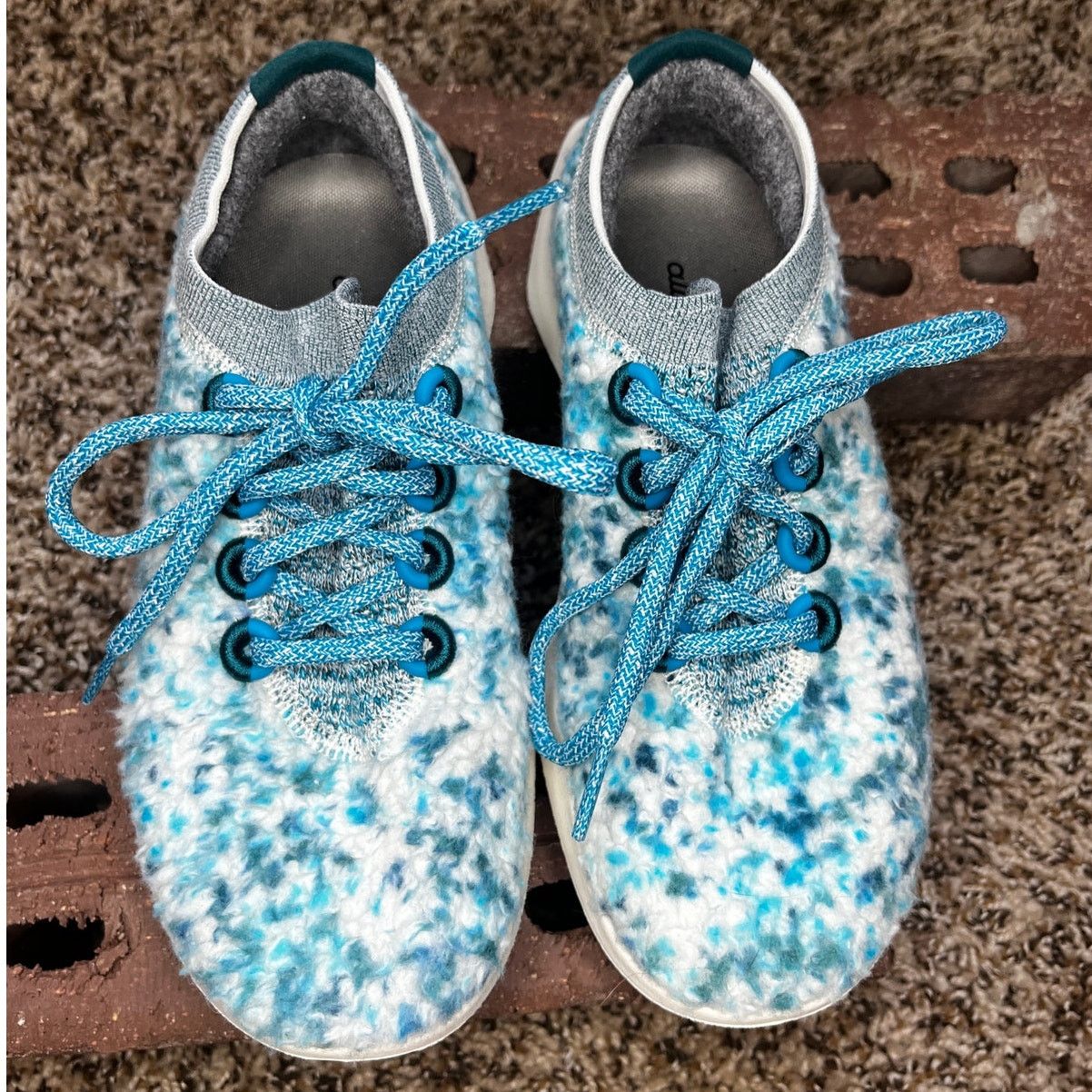 Allbirds Allbirds Wool Dasher Fluffs Sneaker Teal/Deep Emerald 5.5 Size US 5.5 / IT 35.5 - 3 Thumbnail