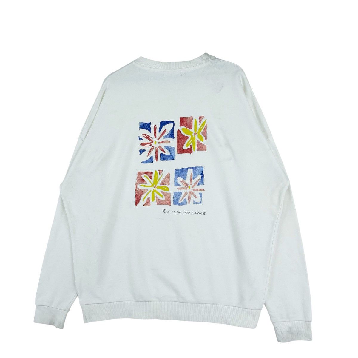 Think Skateboards Vintage Mark Gonzales Skateboard Sweatshirt Size US XL / EU 56 / 4 - 3 Thumbnail