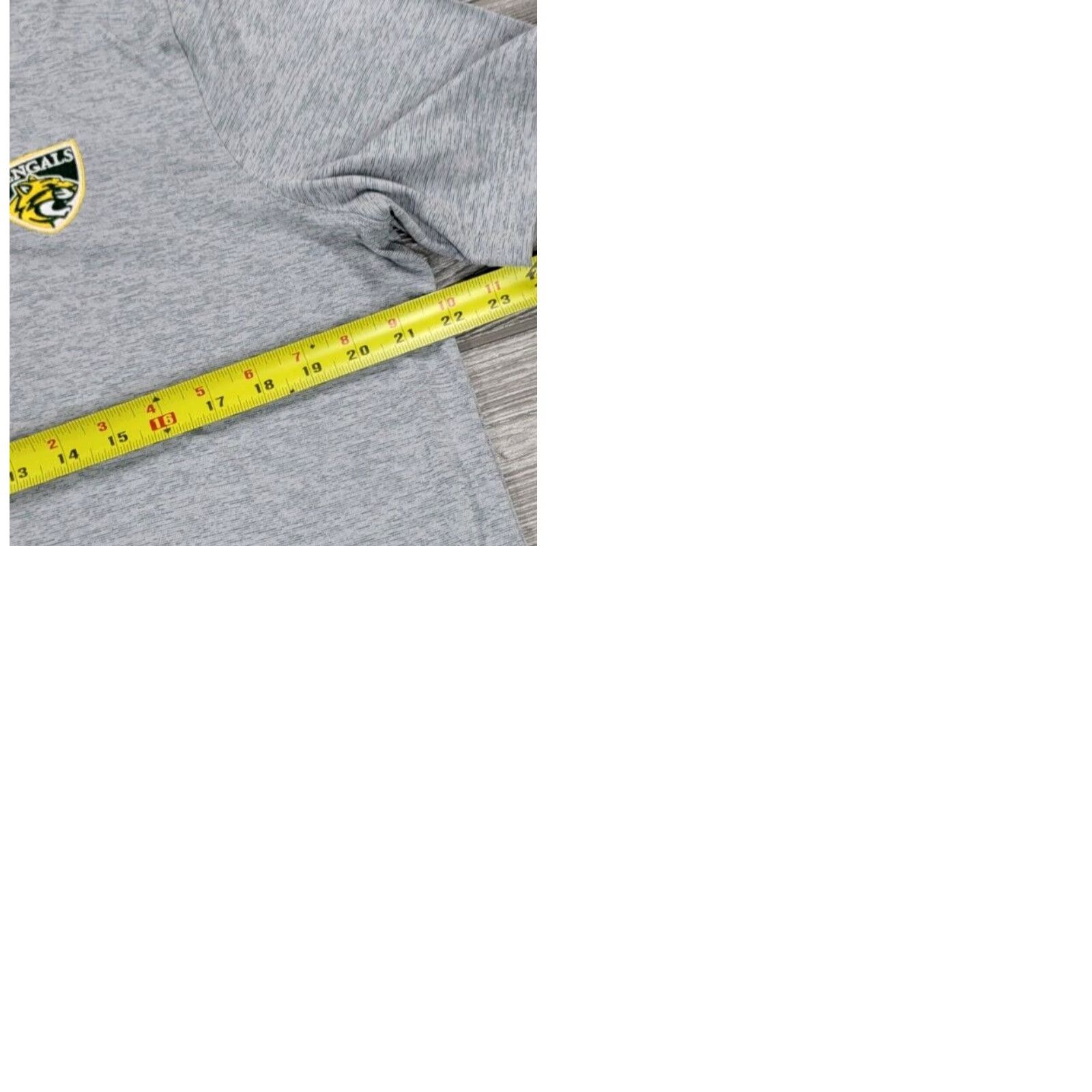 Nike Nike Dri-Fit Polo Bengals L Heathered Gray Short Sleeve Logo Sports Shirt Men Size US L / EU 52-54 / 3 - 9 Thumbnail