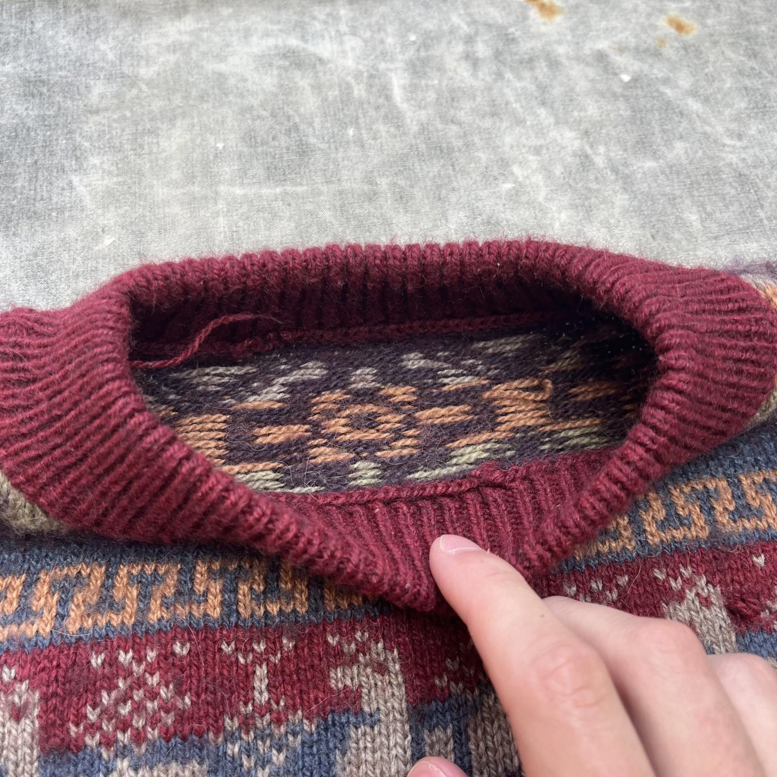 Vintage Vintage 1970s Unique Llama Alpaca Aztec Style Sweater Size US M / EU 48-50 / 2 - 4 Thumbnail