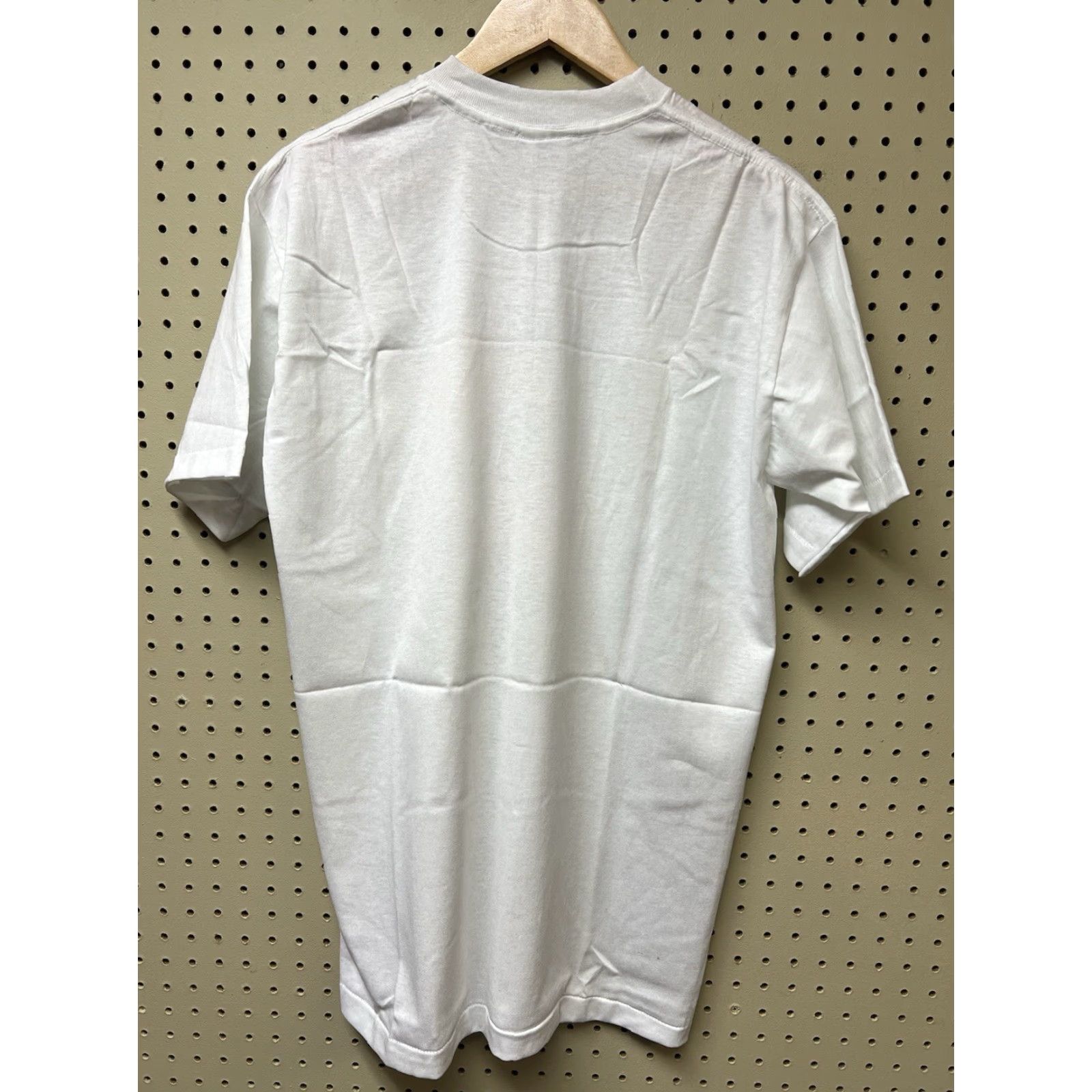 Vintage VINTAGE Center Star T-Shirt XL Men White Short Sleeve Crew Neck Graphic Print 90s Quotes One Day At A Time Size US XL / EU 56 / 4 - 2 Thumbnail