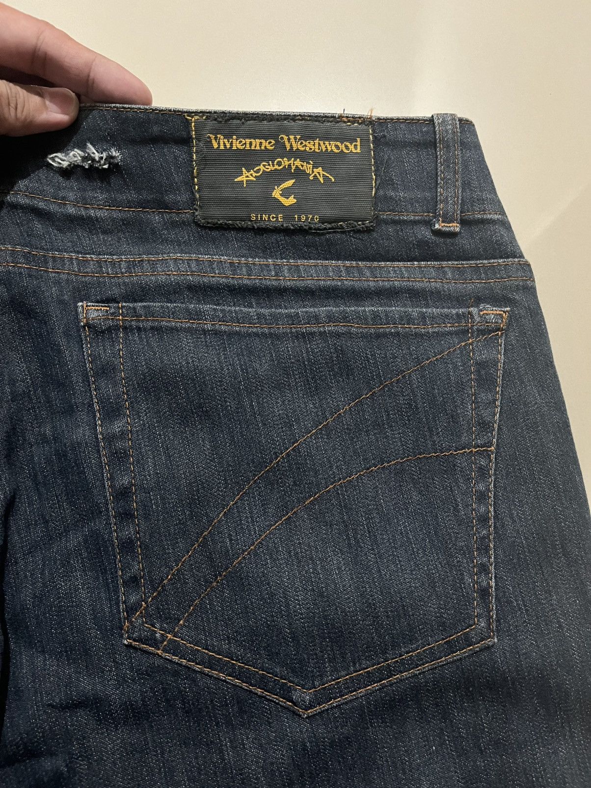Vivienne Westwood SS1998 VIVIENNE WESTWOOD ANGLOMANIA PIRATE FLARED JEANS Size US 34 / EU 50 - 10 Thumbnail