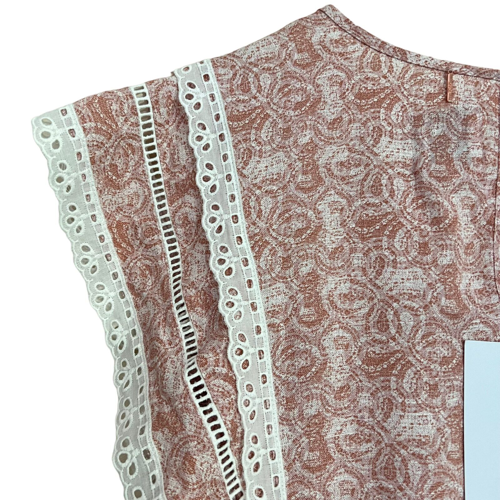 MISA Los Angeles MISA Los Angeles Boho Nilu Blouse - Washed Tile Pink Size XL Size XL / US 12-14 / IT 48-50 - 10 Thumbnail