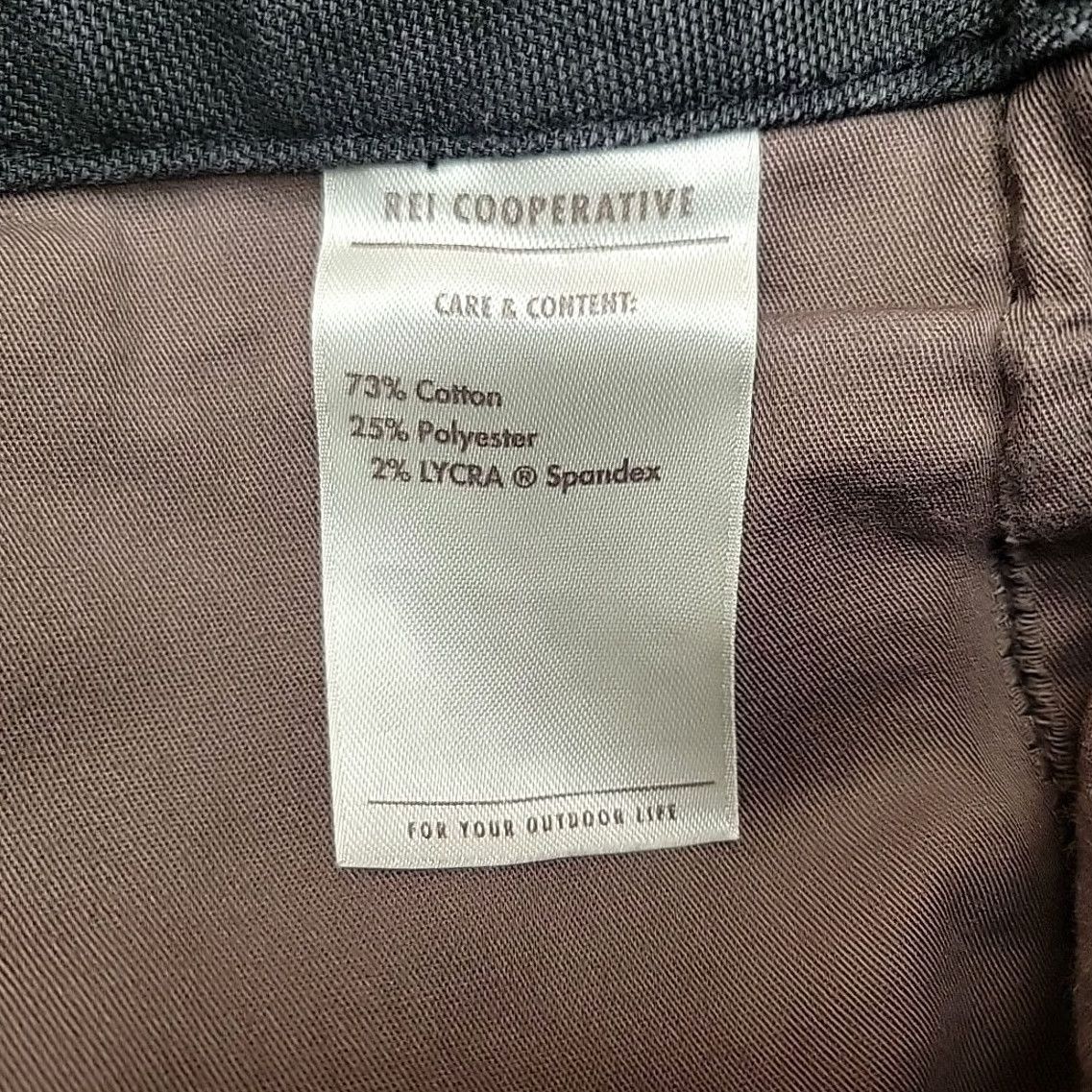 Vintage REI Pants Womens Sz 8 Double Knee Stretch Canvas Outdoors Workwear Construction Shirt Size 30" / US 8 / IT 44 - 5 Thumbnail