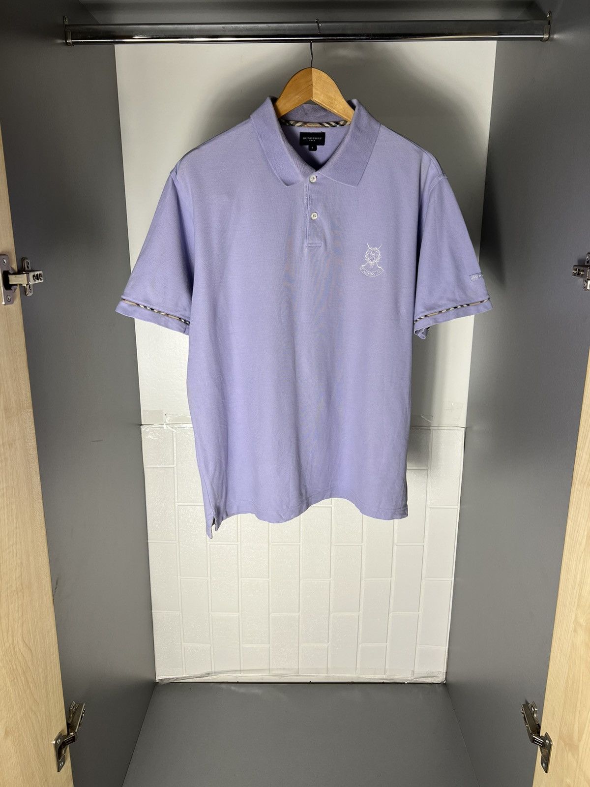 Burberry VINTAGE BURBERRY LONDON GOLF CLASSIC CASUAL POLO RETRO 90s Size US L / EU 52-54 / 3 - 7 Thumbnail
